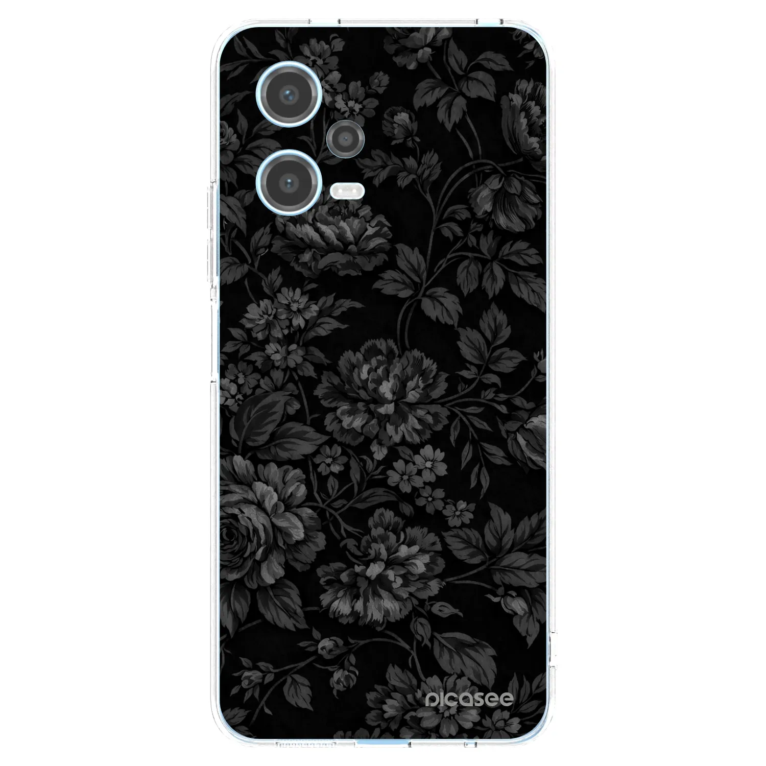 Picasee silikonowe przeźroczyste etui na Xiaomi Redmi Note 12 5G - Dark Romance