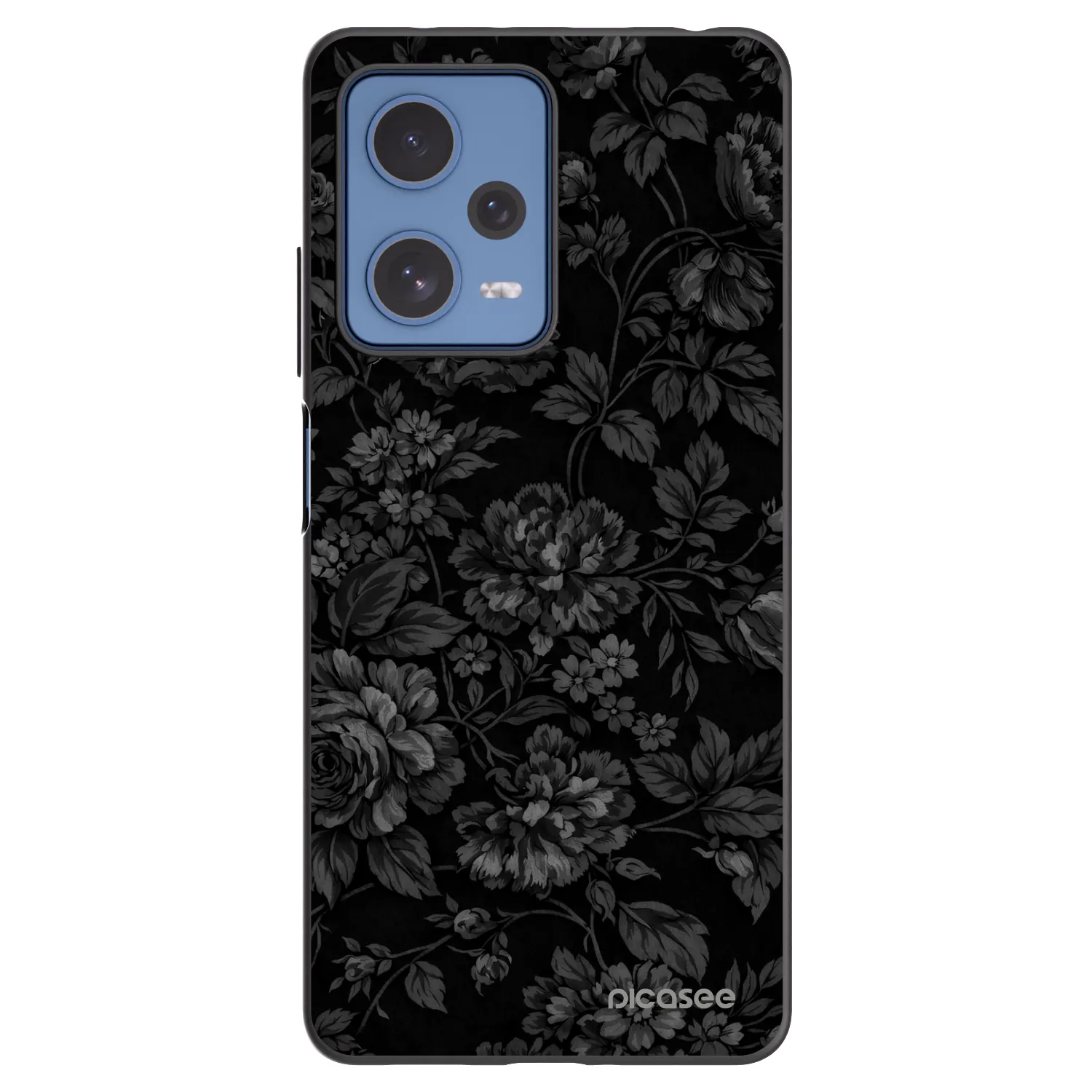 Picasee silikonowe czarne etui na Xiaomi Redmi Note 12 Pro 5G - Dark Romance