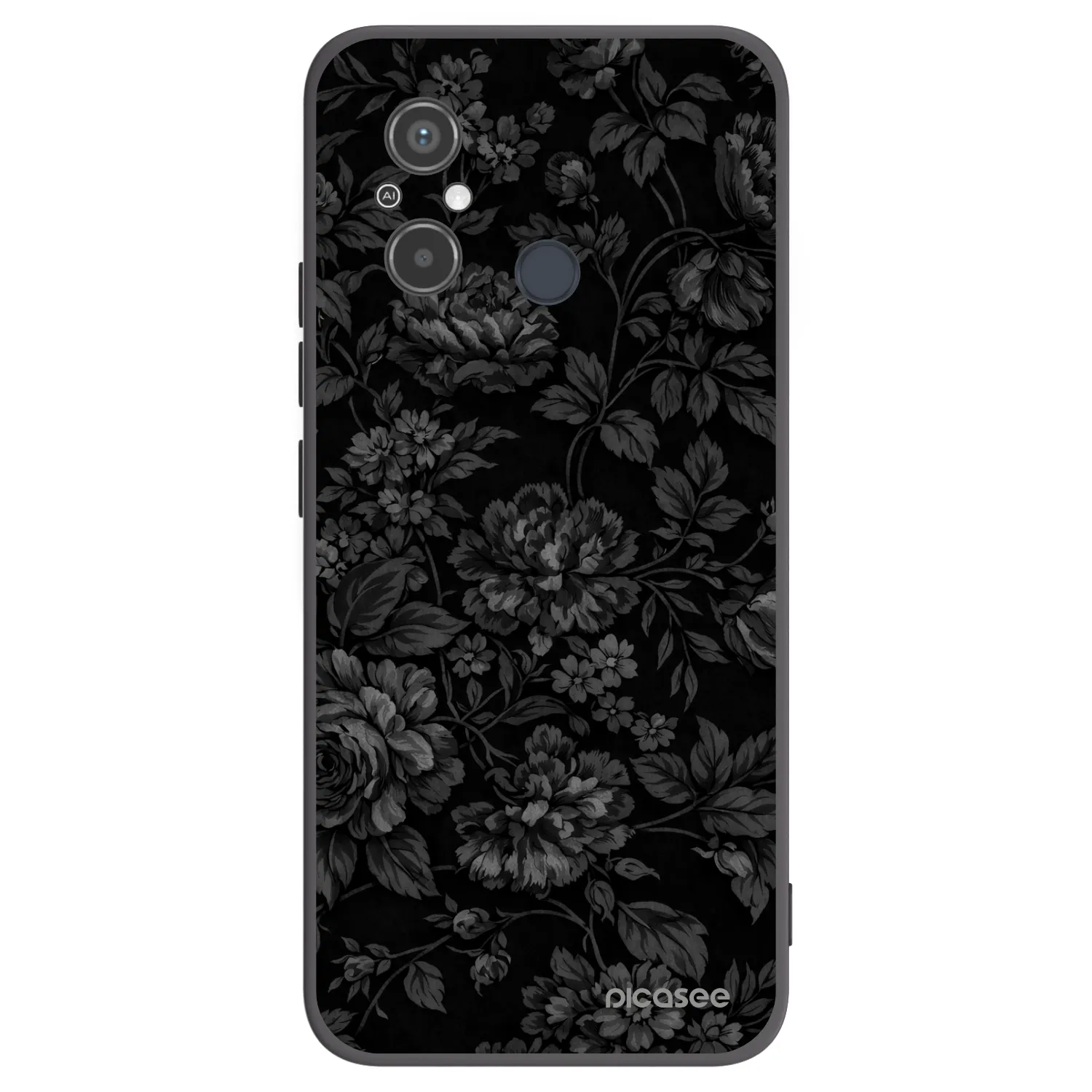 Picasee silikonowe czarne etui na Xiaomi Redmi 12C - Dark Romance
