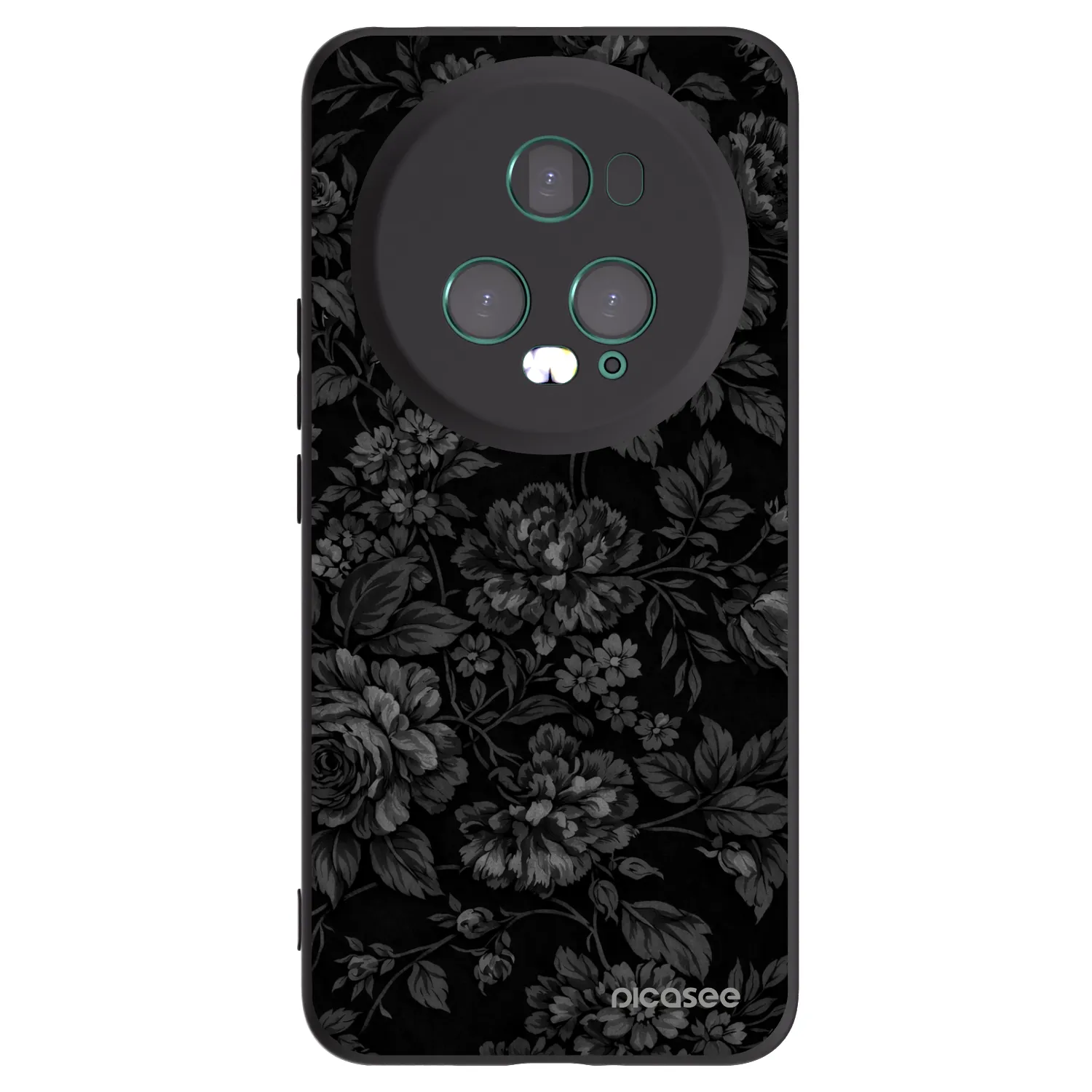 Picasee silikonowe czarne etui na Honor Magic5 Pro - Dark Romance
