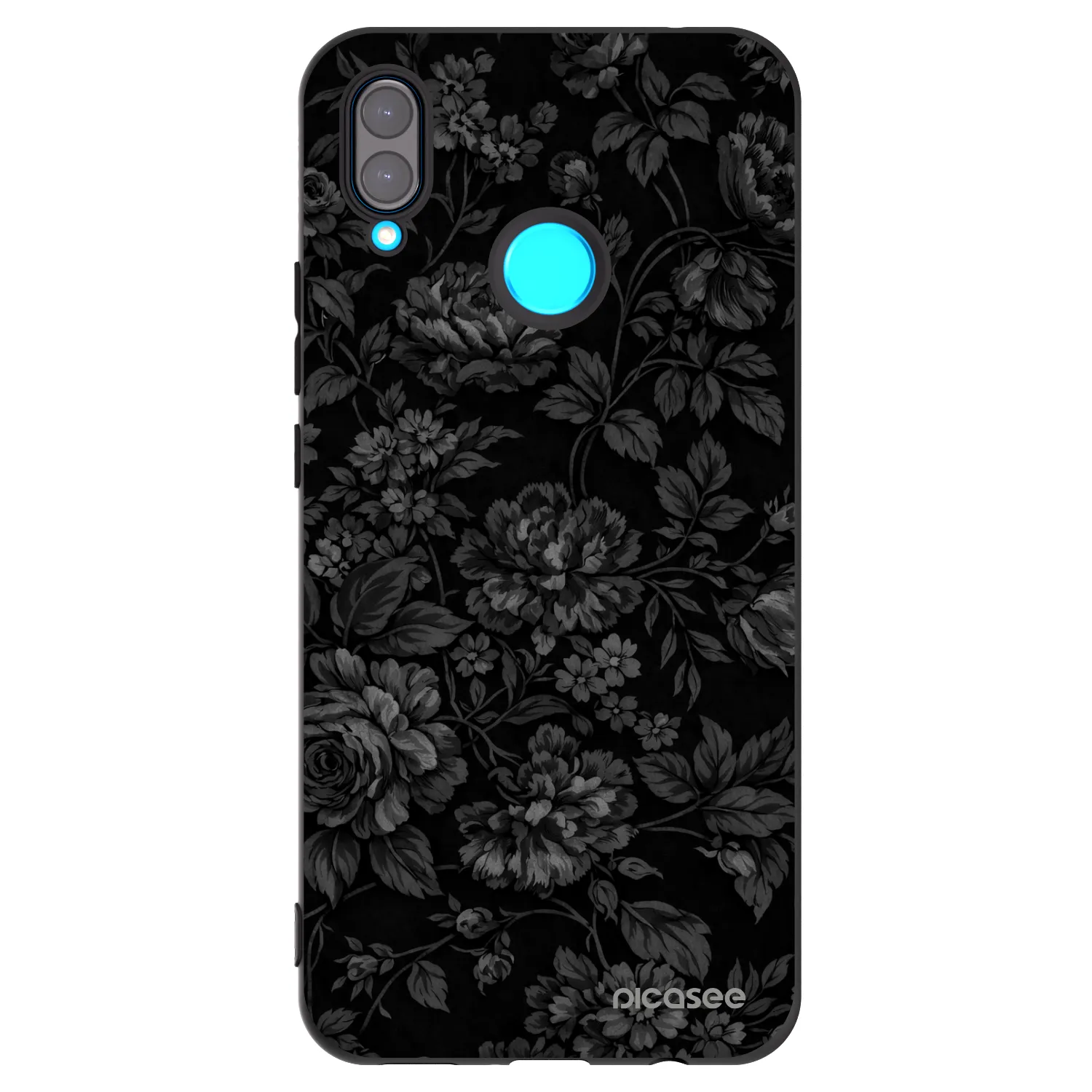 Picasee silikonowe czarne etui na Huawei Nova 3i - Dark Romance
