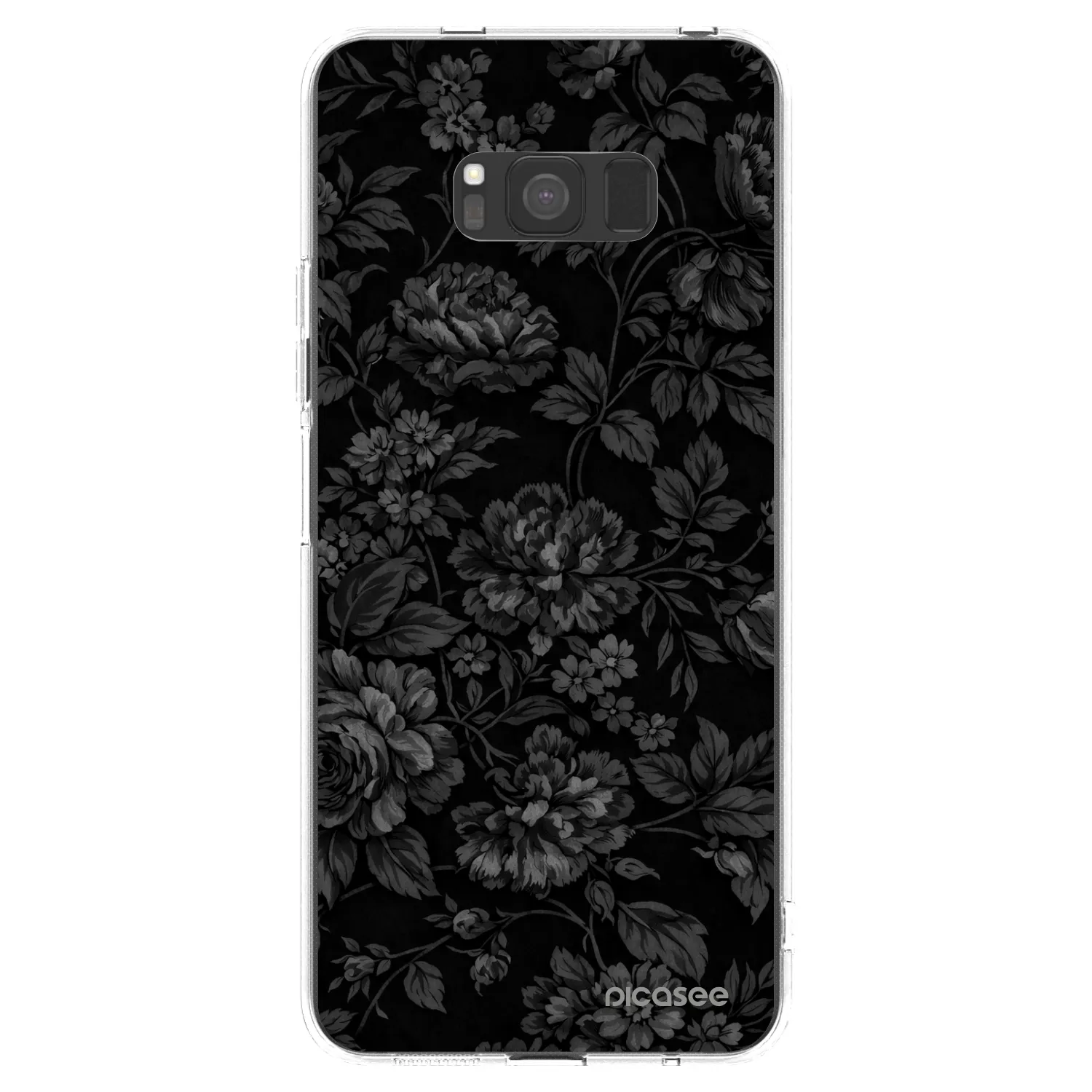 Picasee silikonowe przeźroczyste etui na Samsung Galaxy S8 G950F - Dark Romance