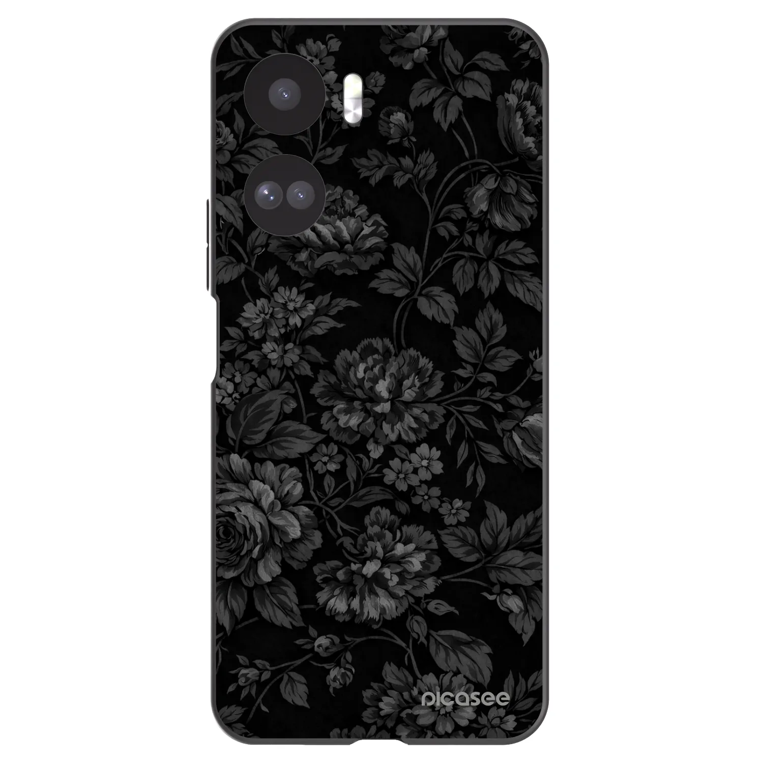 Picasee silikonowe czarne etui na Honor 90 Lite 5G - Dark Romance