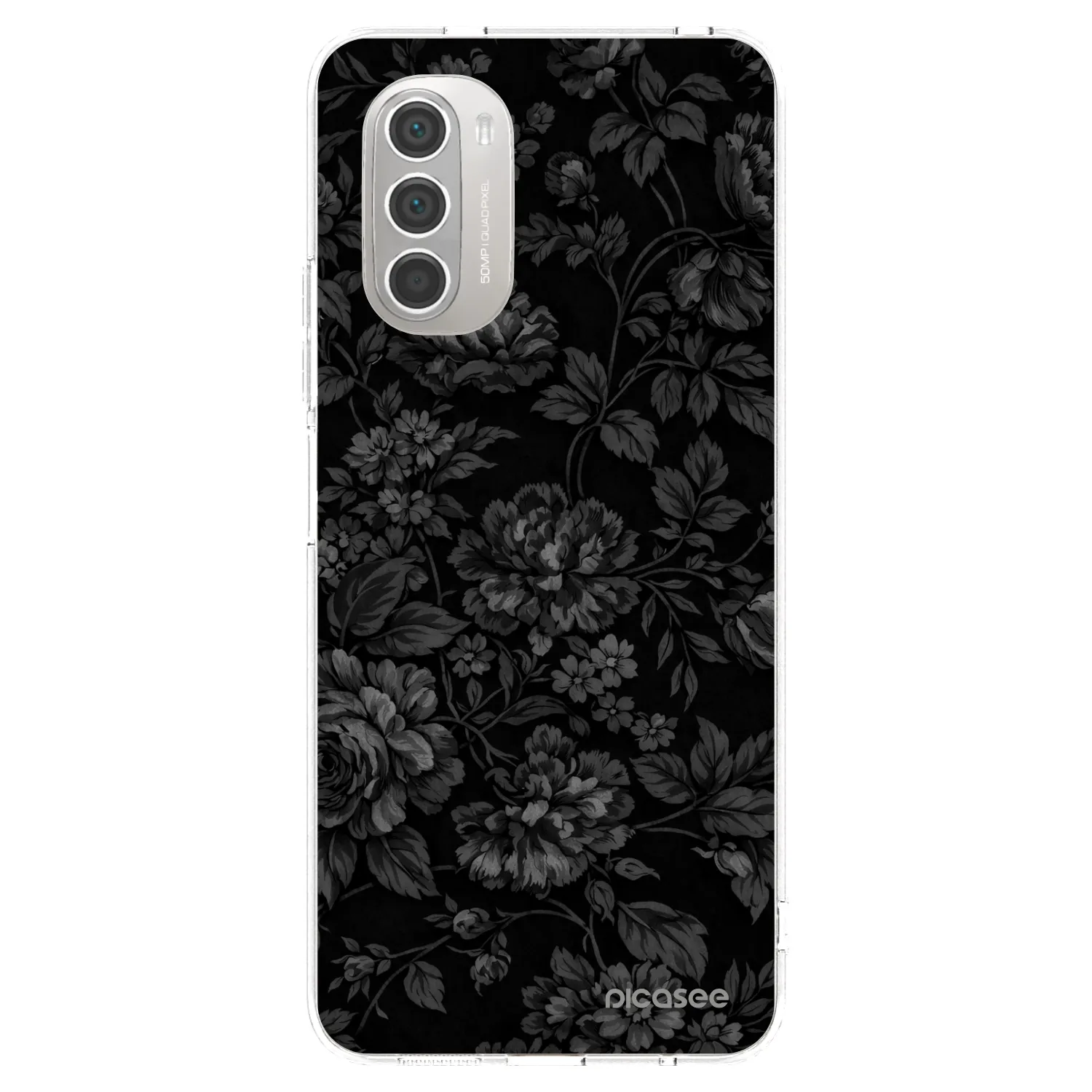 Picasee silikonowe przeźroczyste etui na Motorola Moto G51 - Dark Romance