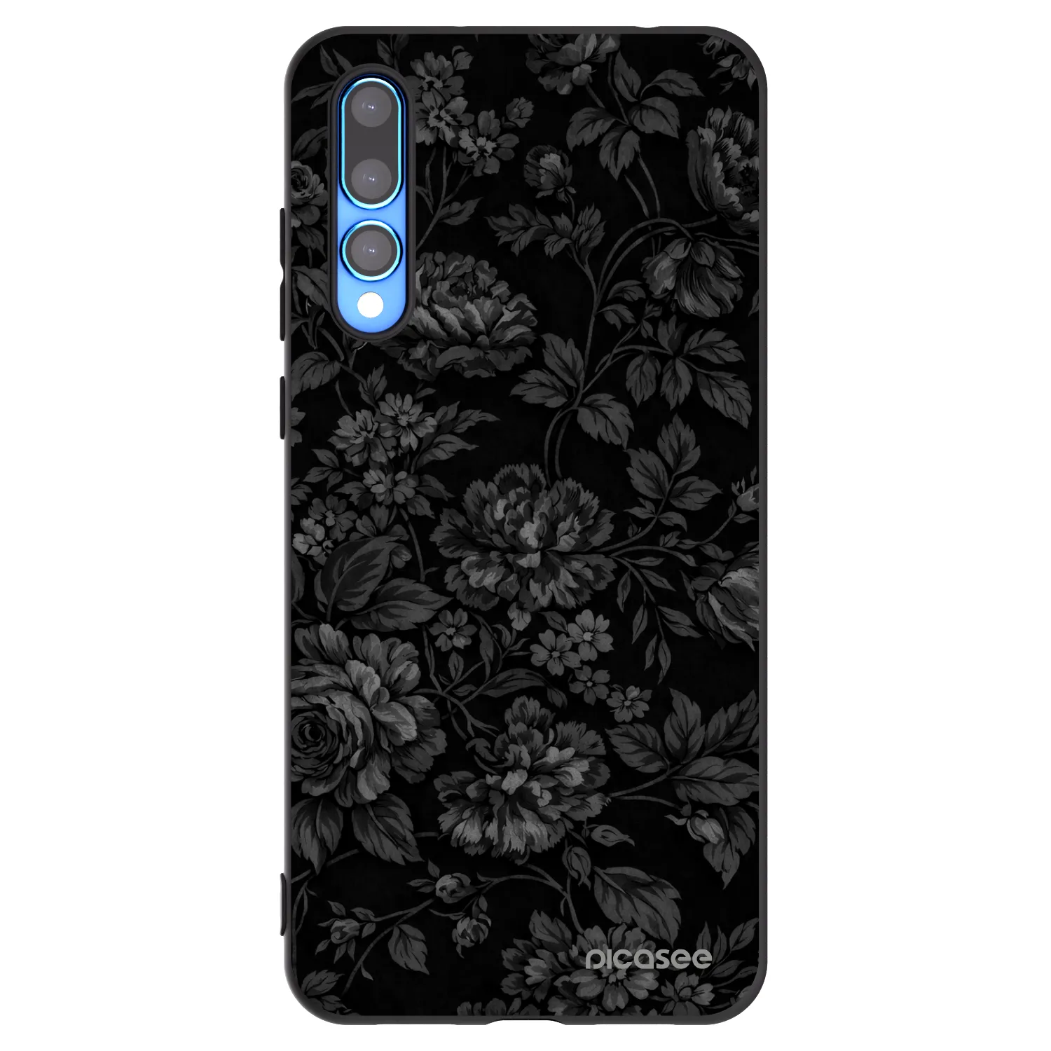 Picasee silikonowe czarne etui na Huawei P20 Pro - Dark Romance