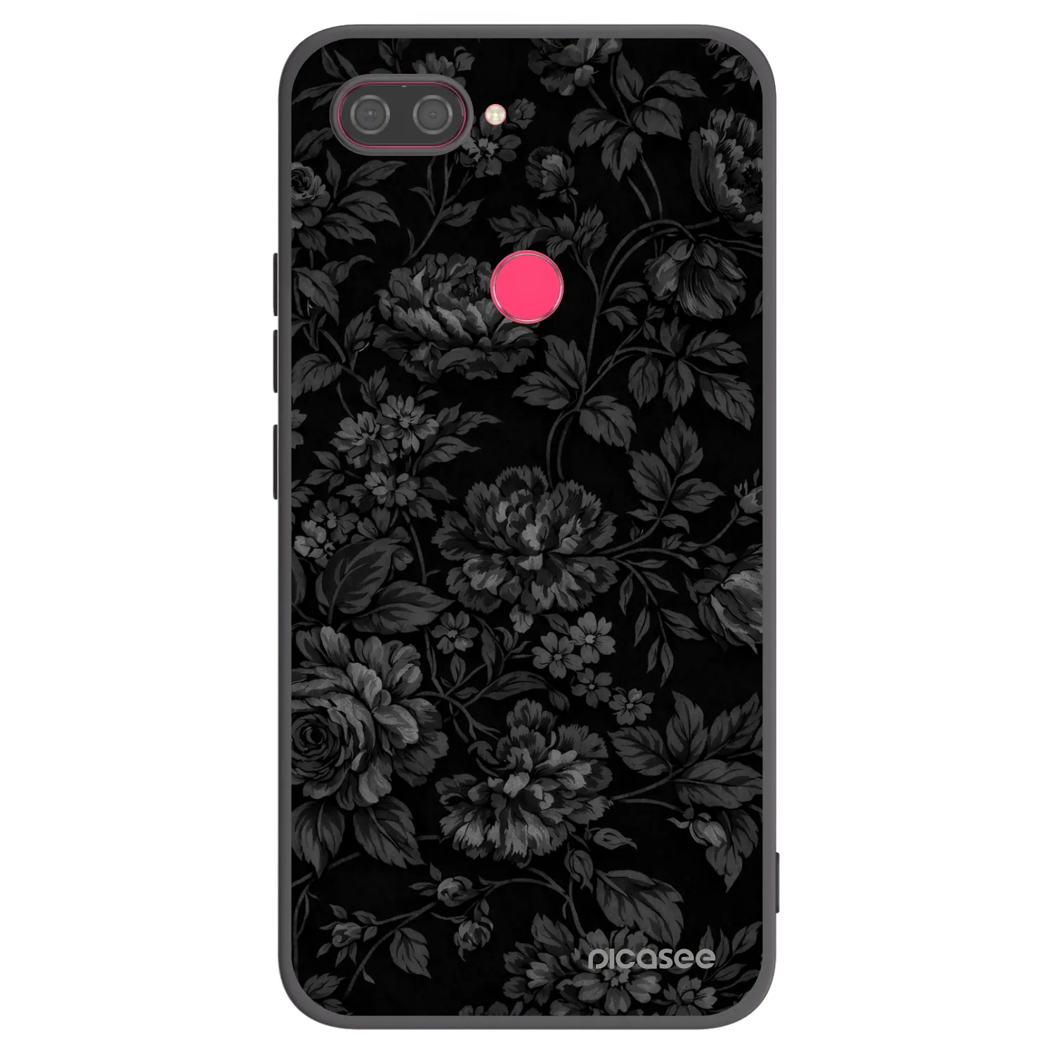 Picasee silikonowe czarne etui na Xiaomi Mi 8 Lite - Dark Romance