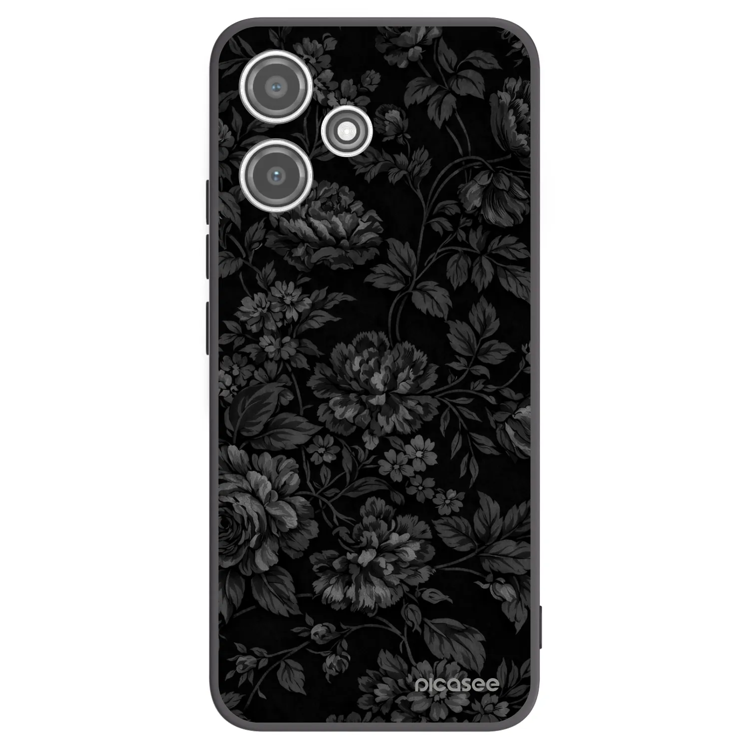 Picasee silikonowe czarne etui na Xiaomi Redmi 12 5G - Dark Romance