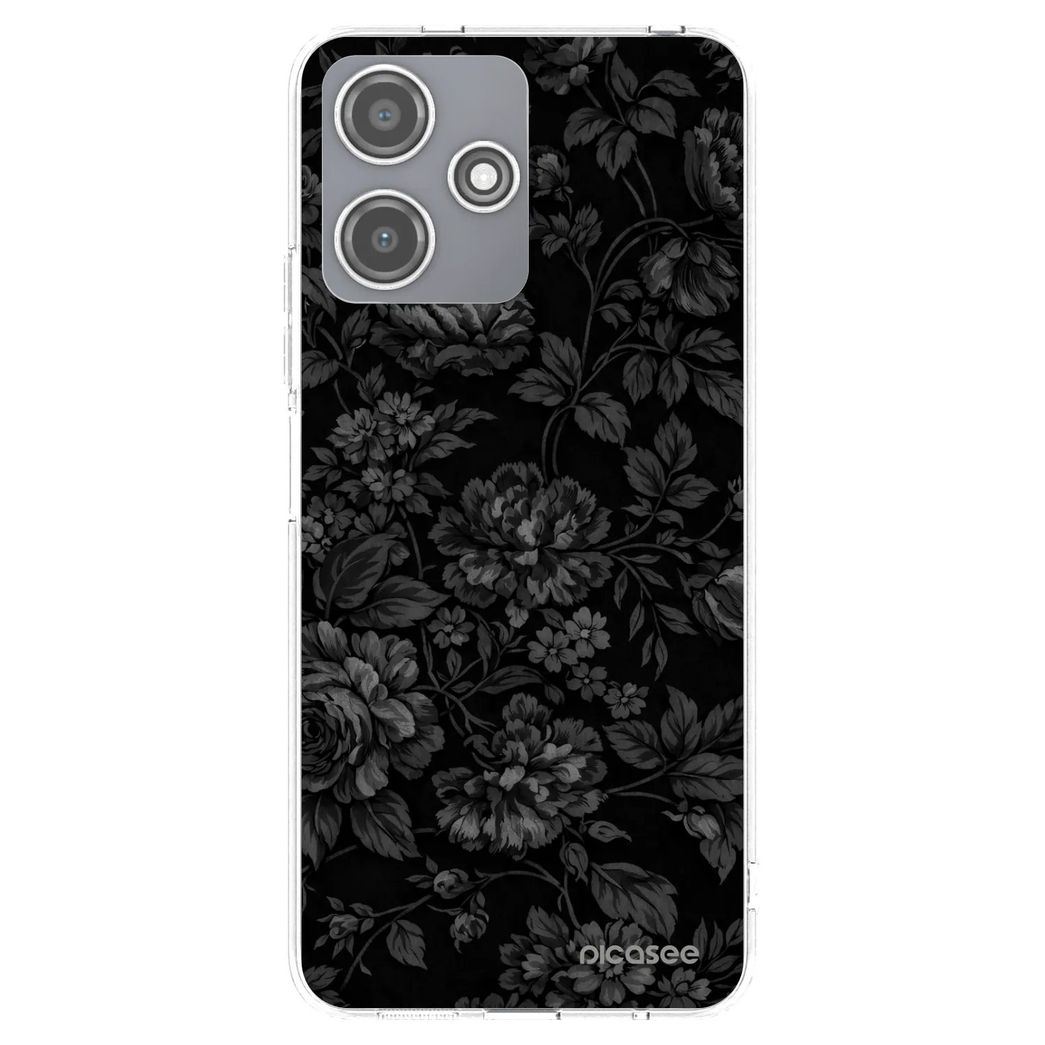 Picasee silikonowe przeźroczyste etui na Xiaomi Redmi 12 5G - Dark Romance