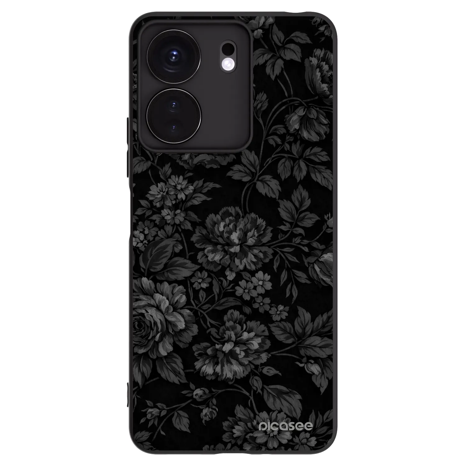 Picasee silikonowe czarne etui na Xiaomi Redmi 13C 4G - Dark Romance