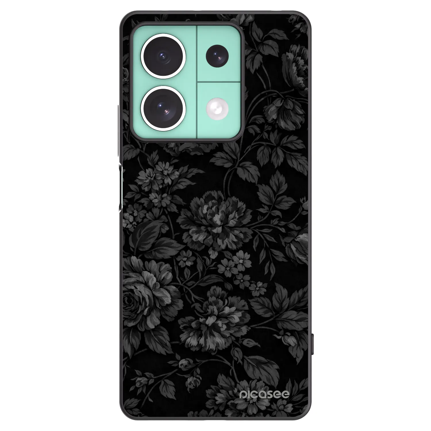 Picasee silikonowe czarne etui na Xiaomi Redmi Note 13 5G - Dark Romance