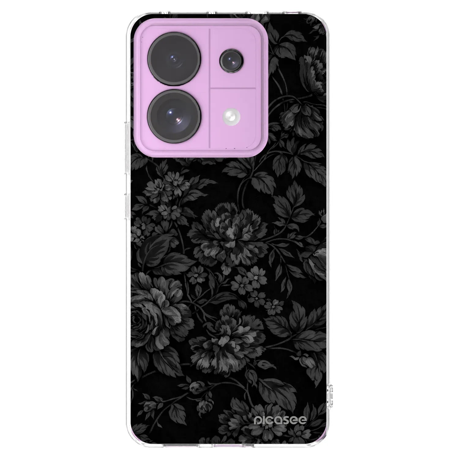 Picasee silikonowe przeźroczyste etui na Xiaomi Redmi Note 13 Pro 5G - Dark Romance