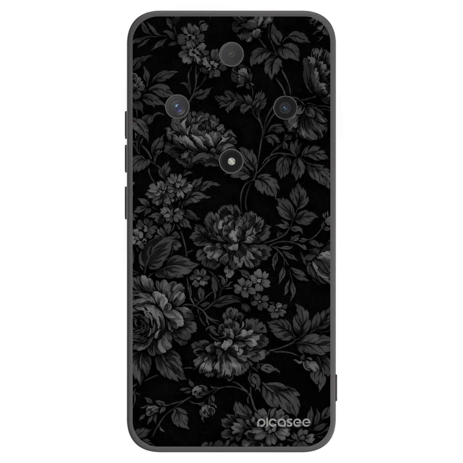 Picasee silikonowe czarne etui na Honor Magic6 Lite 5G - Dark Romance