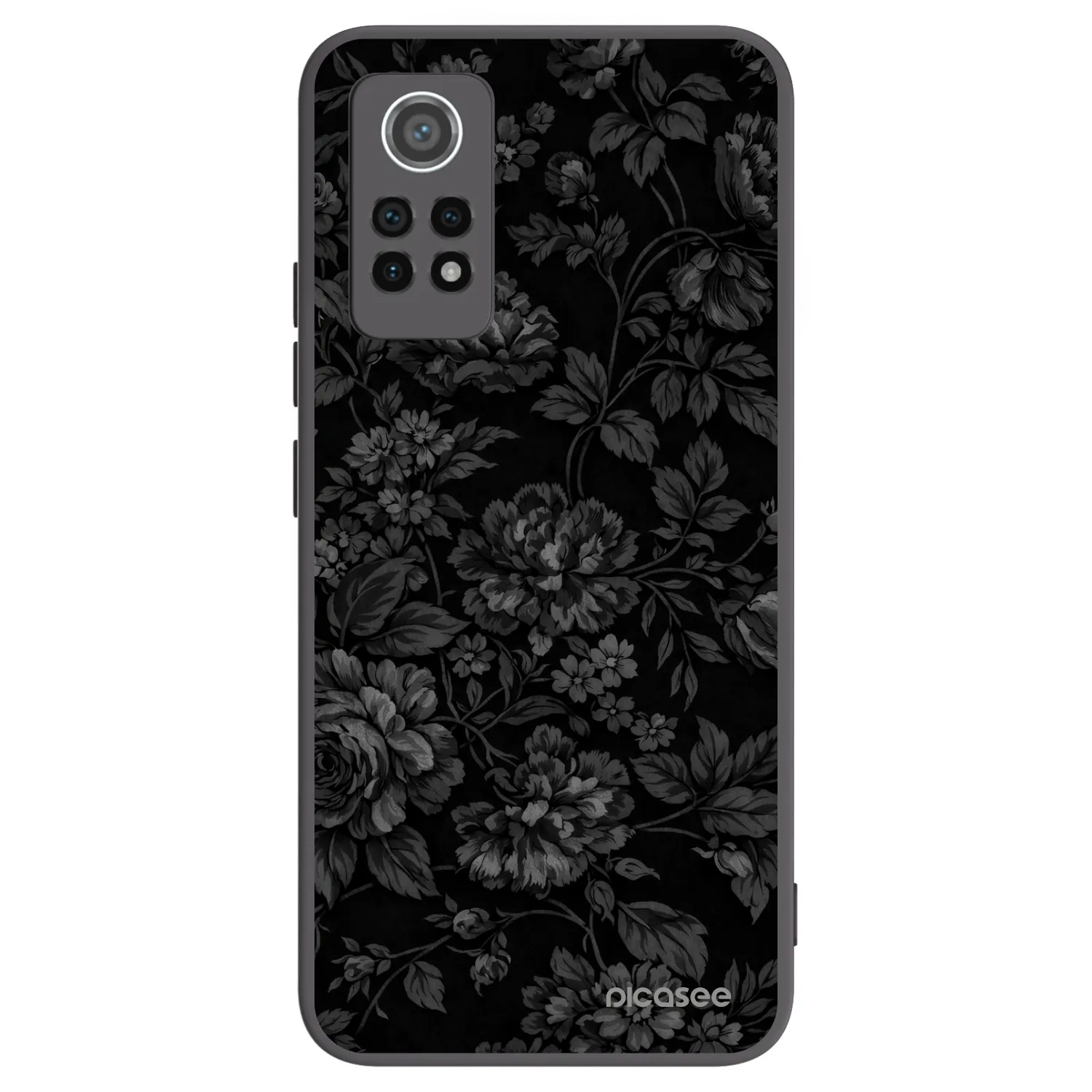 Picasee silikonowe czarne etui na Xiaomi Redmi Note 12 Pro 4G - Dark Romance