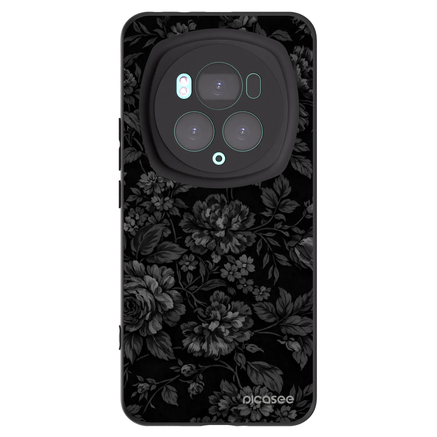Picasee silikonowe czarne etui na Honor Magic6 Pro - Dark Romance