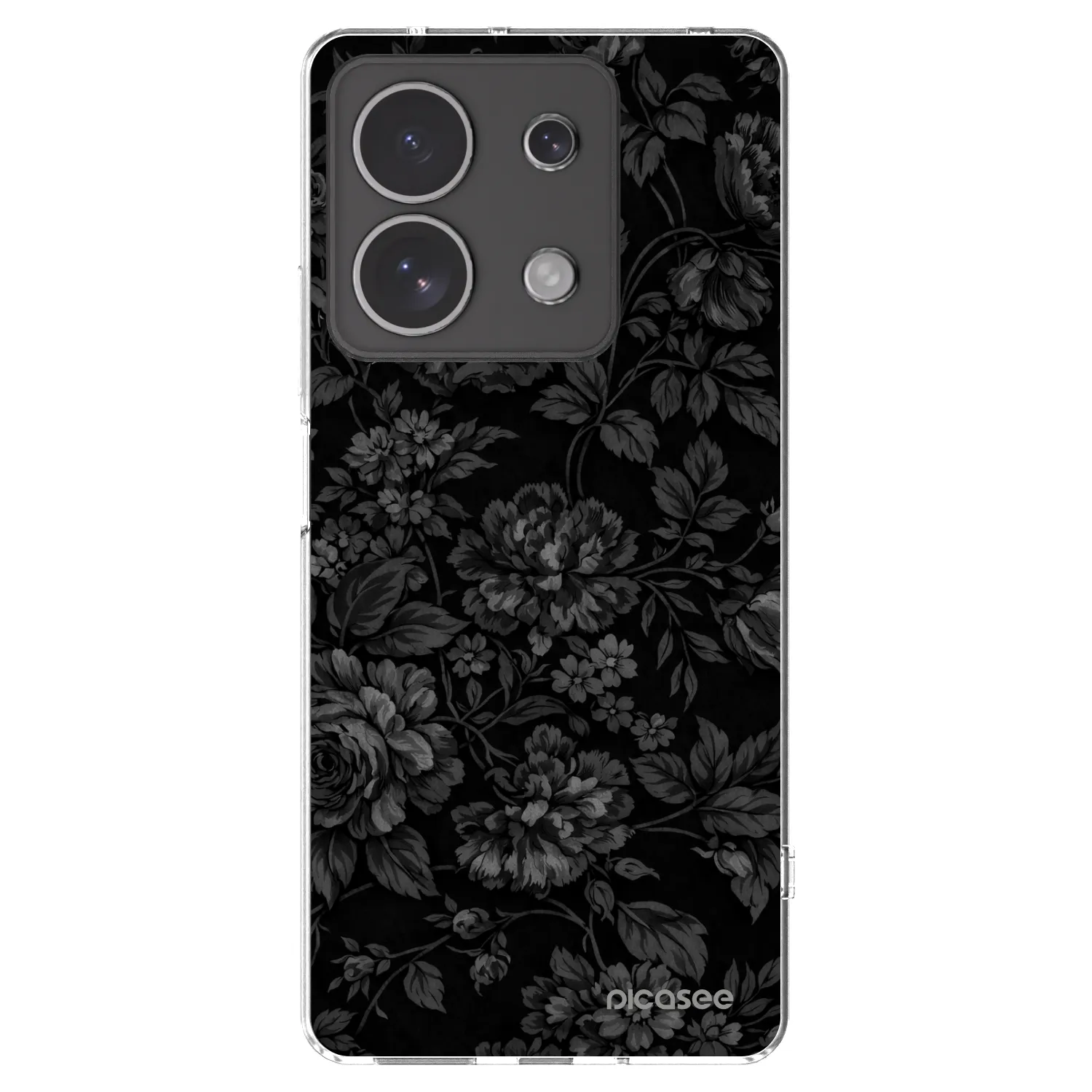 Picasee silikonowe przeźroczyste etui na Xiaomi Redmi Note 13 4G - Dark Romance