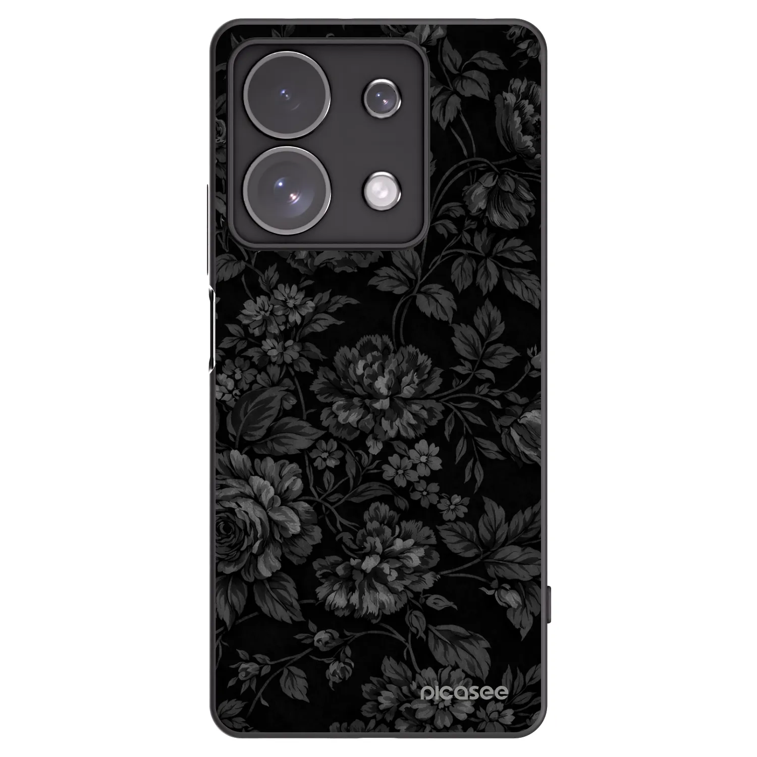 Picasee silikonowe czarne etui na Xiaomi Redmi Note 13 Pro 4G - Dark Romance