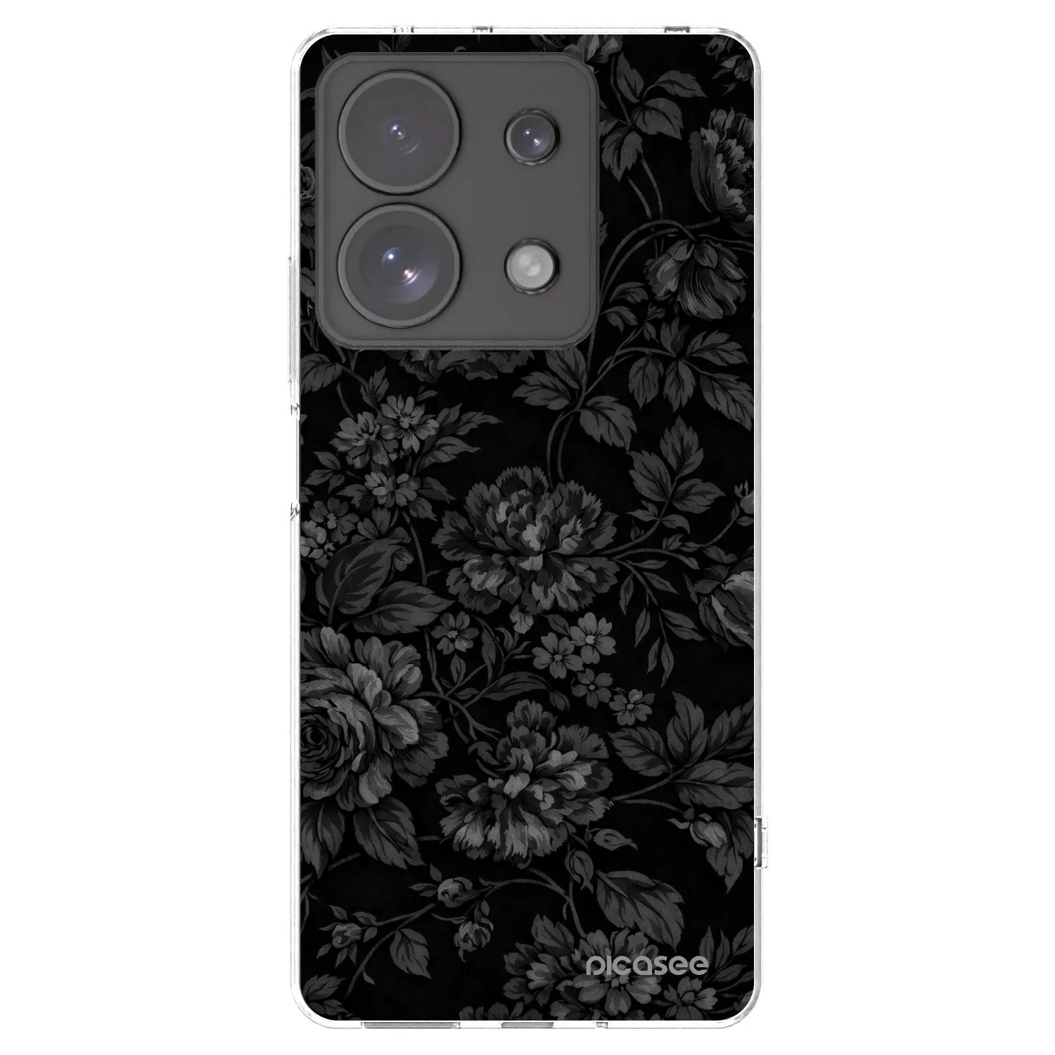 Picasee silikonowe przeźroczyste etui na Xiaomi Redmi Note 13 Pro 4G - Dark Romance