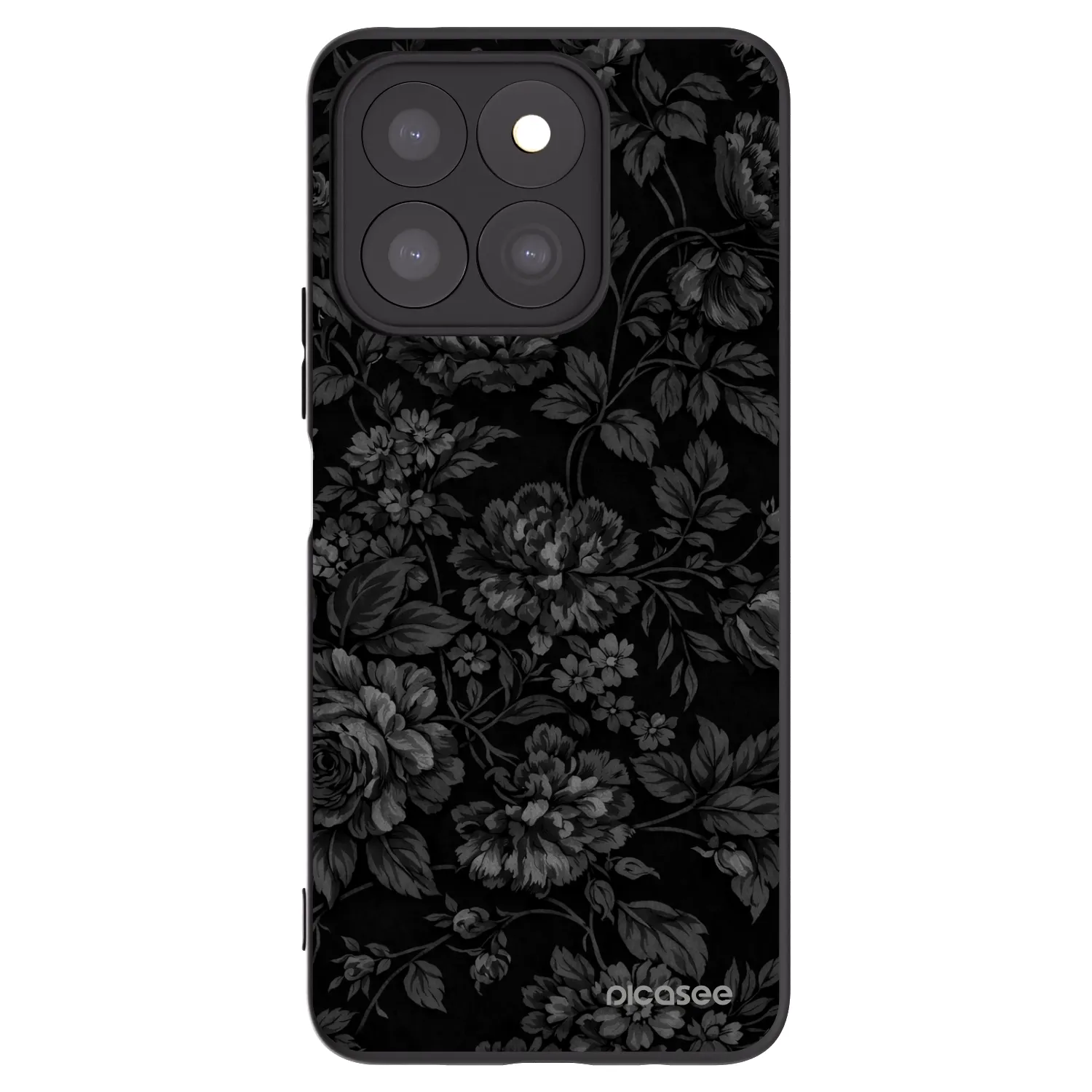Picasee silikonowe czarne etui na Honor X8b - Dark Romance