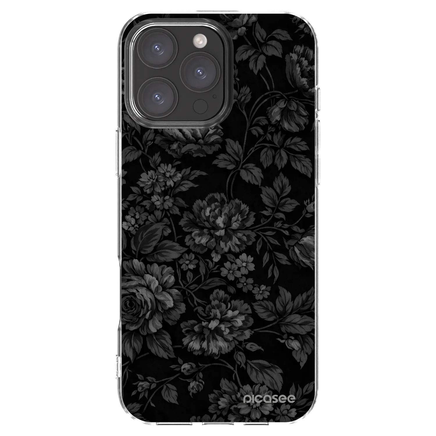 Picasee silikonowe przeźroczyste etui na Apple iPhone 16 Pro Max - Dark Romance