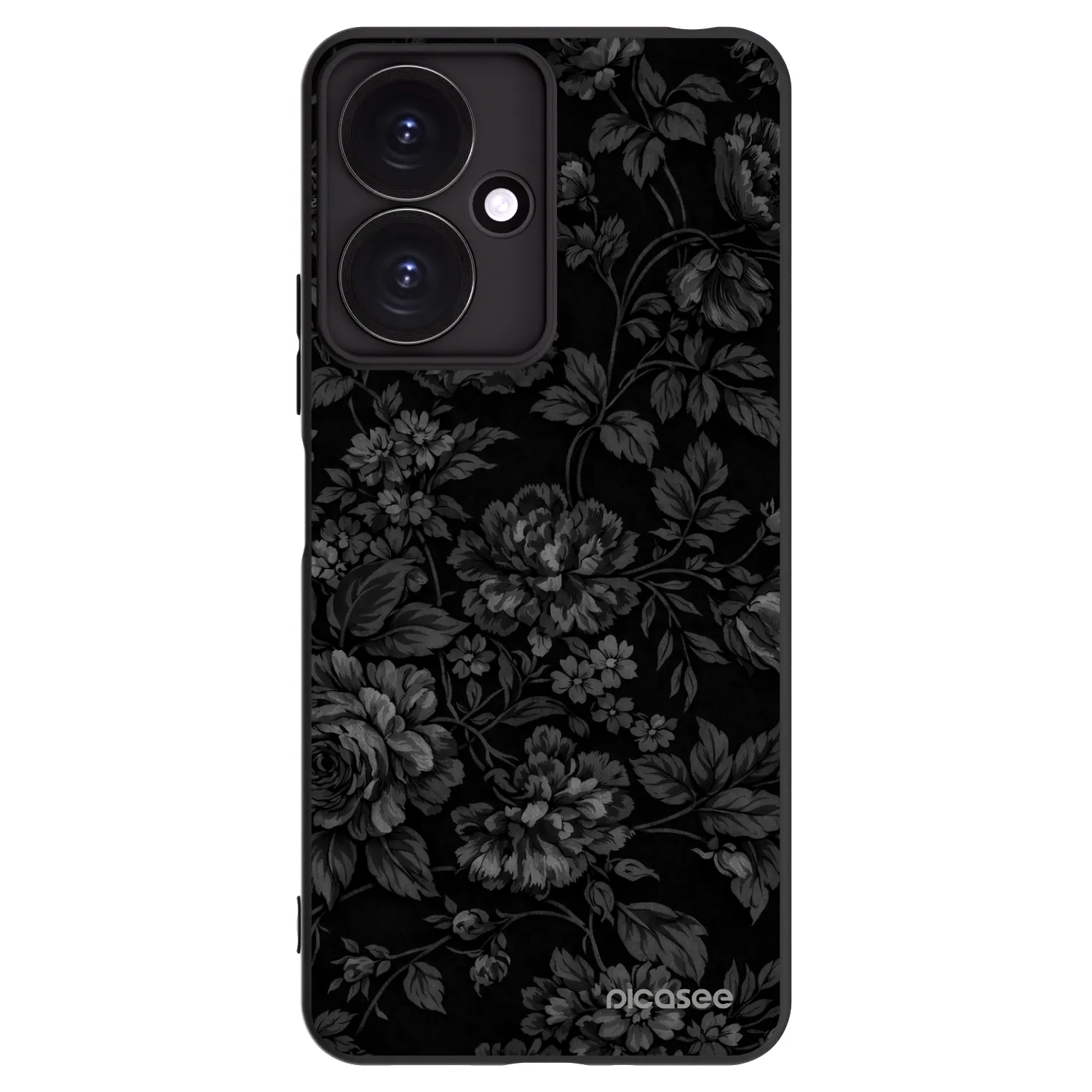 Picasee silikonowe czarne etui na Xiaomi Redmi 13C 5G - Dark Romance