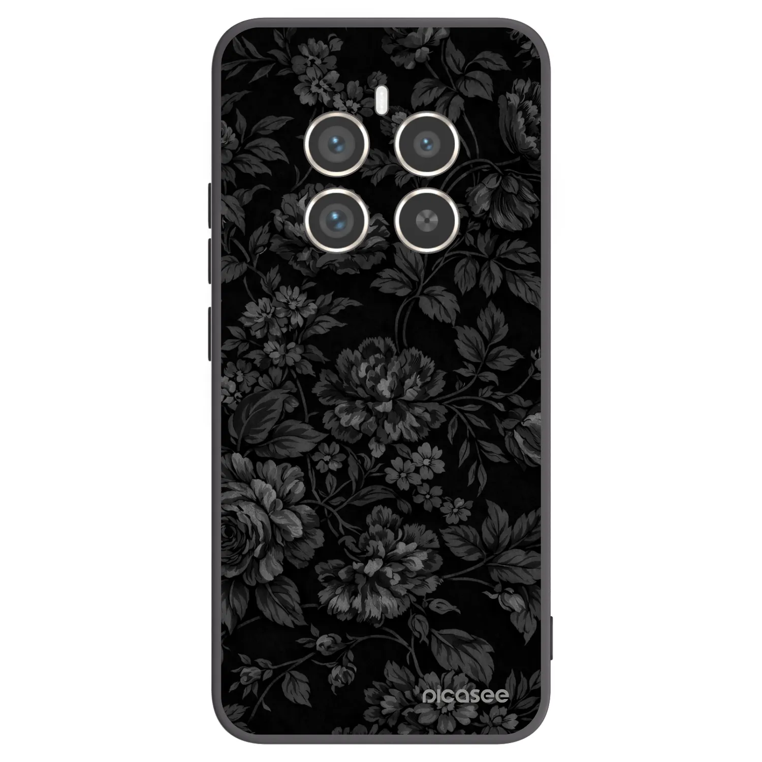 Picasee silikonowe czarne etui na Realme 12 Pro 5G - Dark Romance