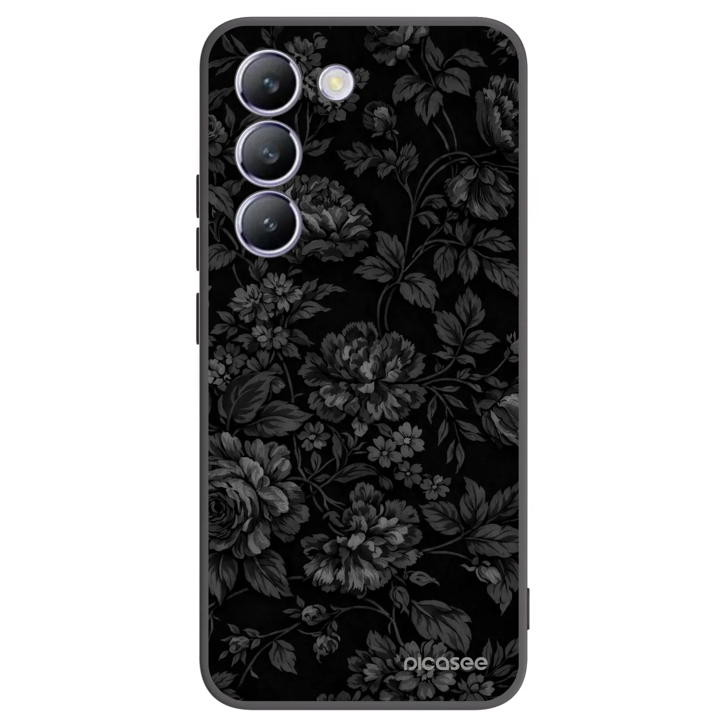 Picasee silikonowe czarne etui na Vivo V40 SE 5G - Dark Romance