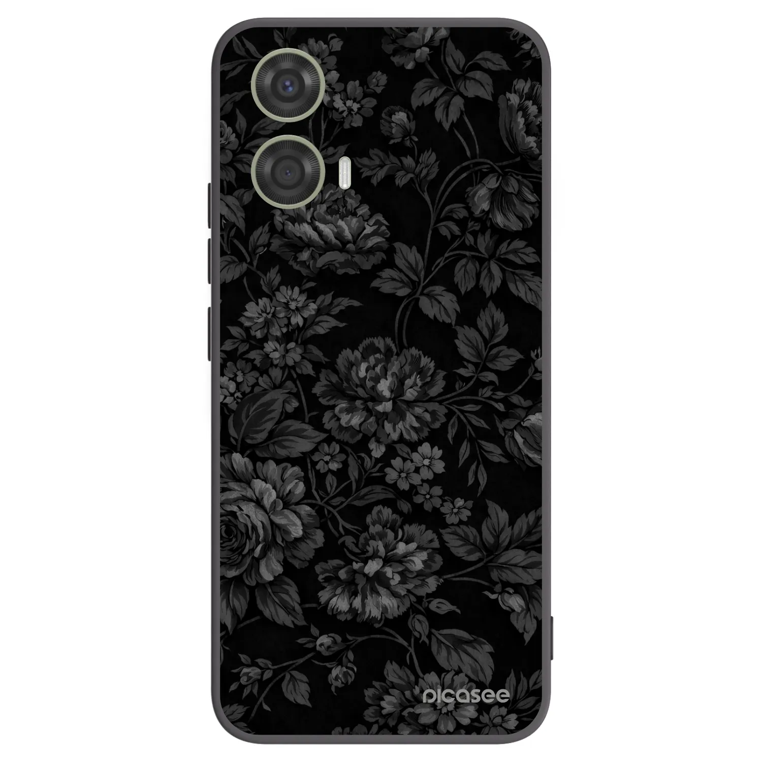 Picasee silikonowe czarne etui na Motorola Moto G24 - Dark Romance