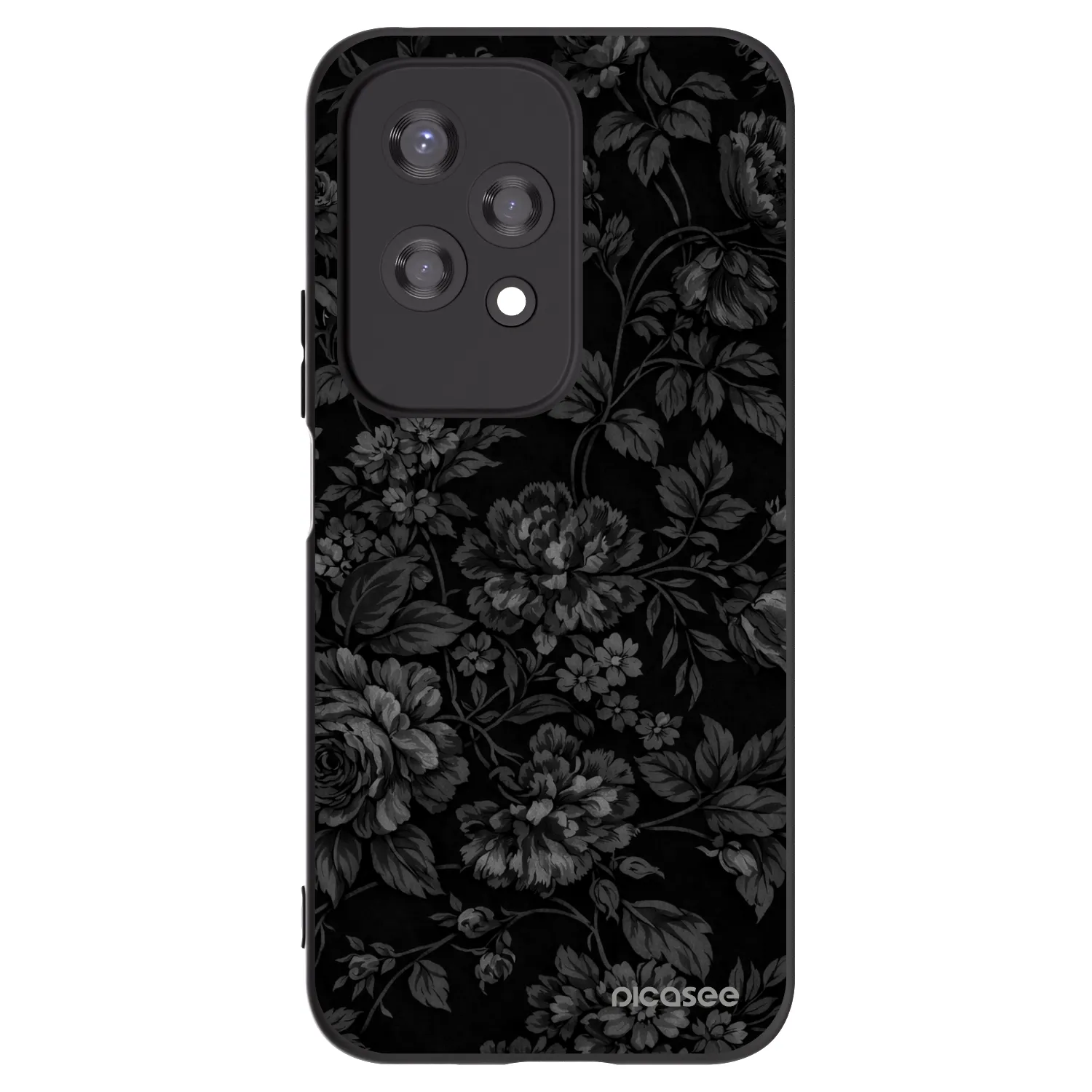 Picasee silikonowe czarne etui na Honor 200 Lite - Dark Romance