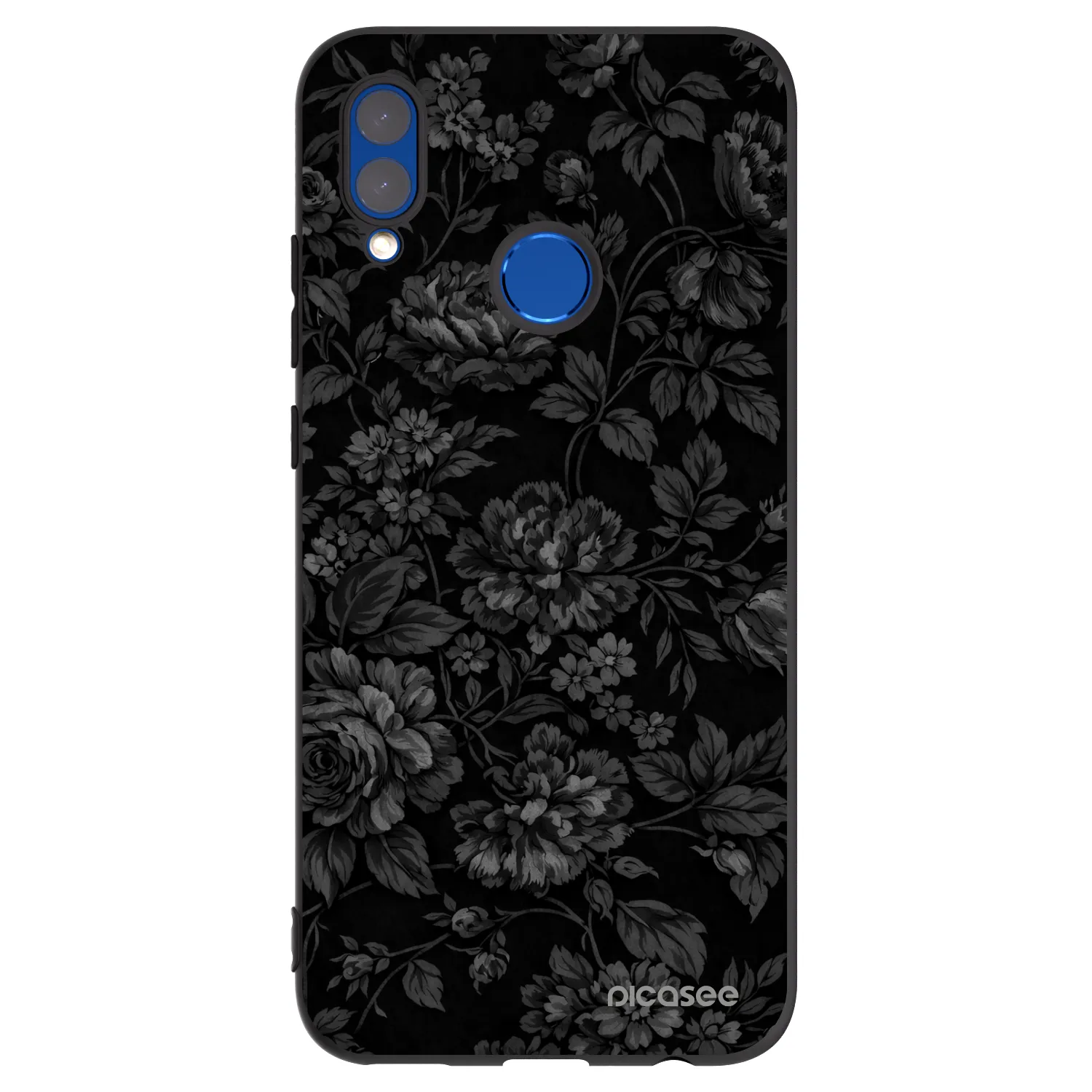 Picasee silikonowe czarne etui na Honor 10 Lite - Dark Romance