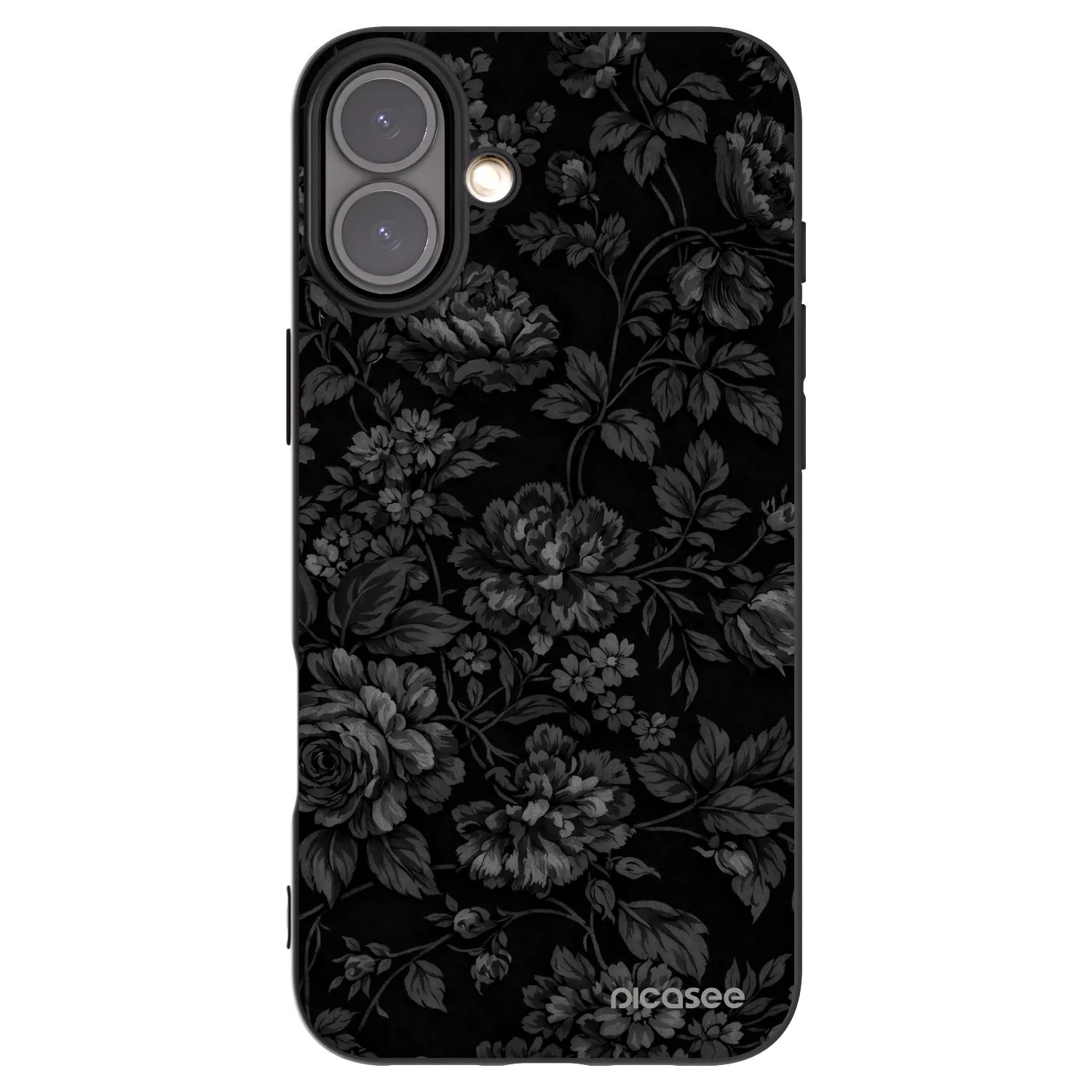 Picasee silikonowe czarne etui na Apple iPhone 16 Plus - Dark Romance