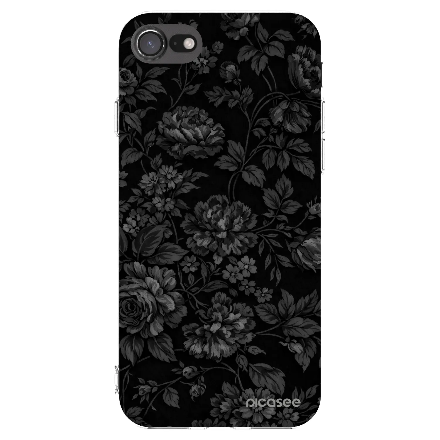 Picasee silikonowe przeźroczyste etui na Apple iPhone 7 - Dark Romance