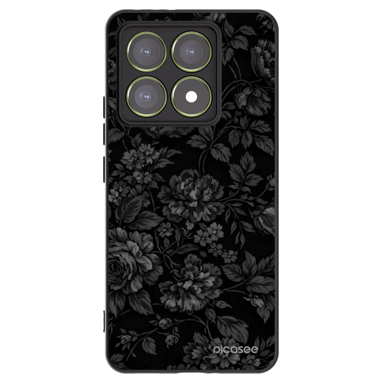 Picasee silikonowe czarne etui na Xiaomi 14T - Dark Romance
