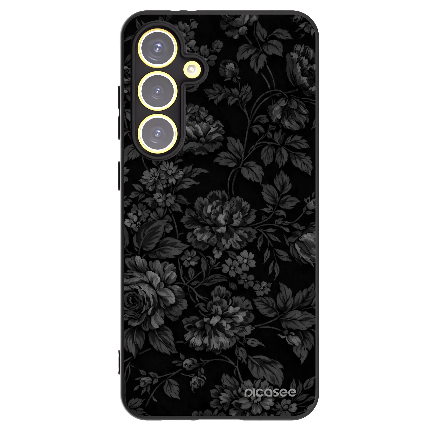 Picasee silikonowe czarne etui na Samsung Galaxy S24 FE S721B - Dark Romance