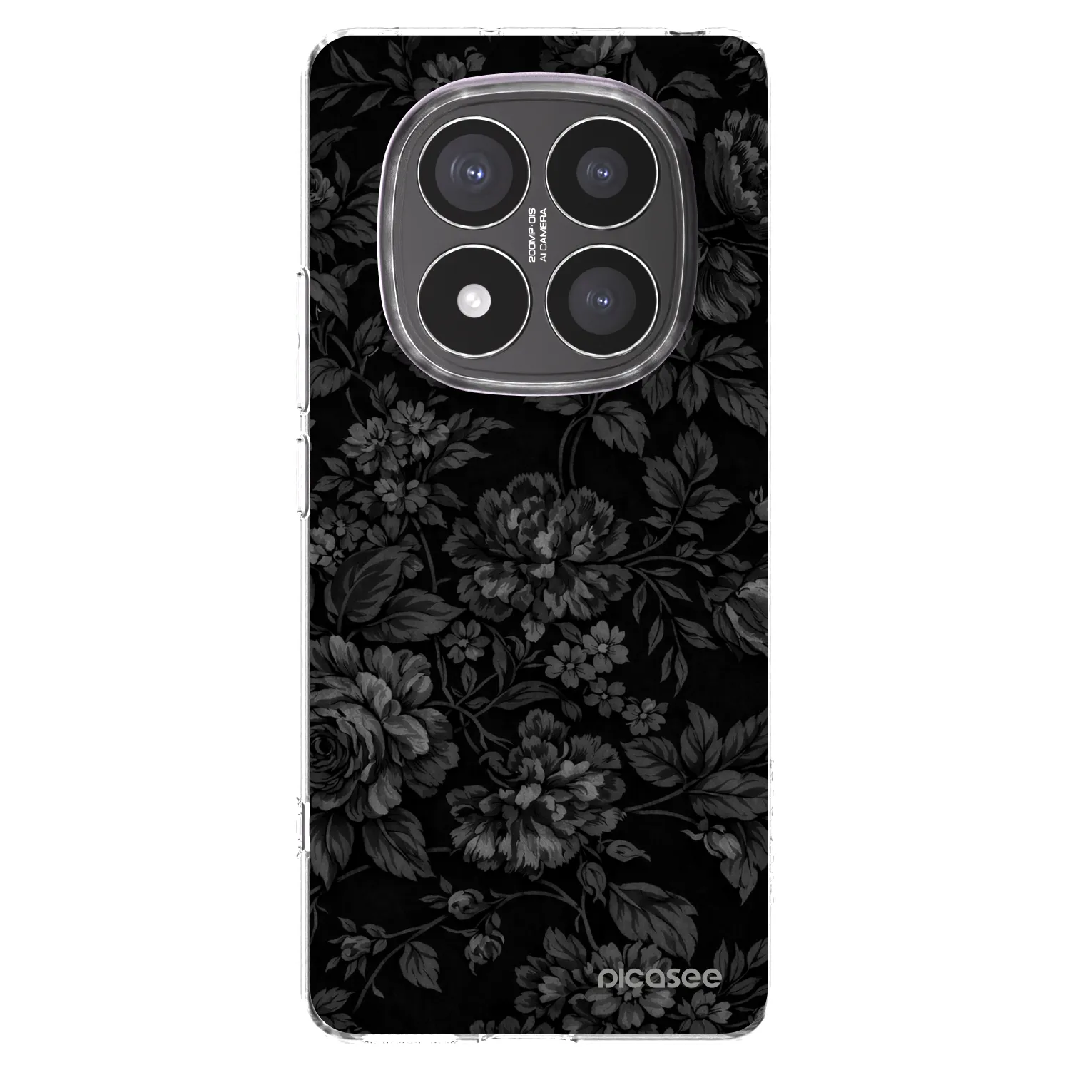 Picasee silikonowe przeźroczyste etui na Xiaomi Redmi Note 14 Pro+ 5G - Dark Romance
