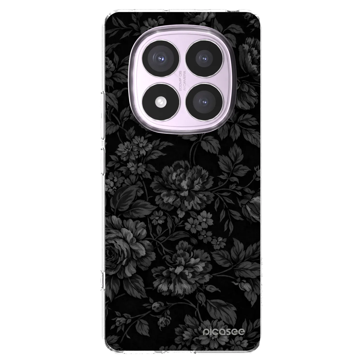 Picasee silikonowe przeźroczyste etui na Xiaomi Redmi Note 14 Pro 5G - Dark Romance