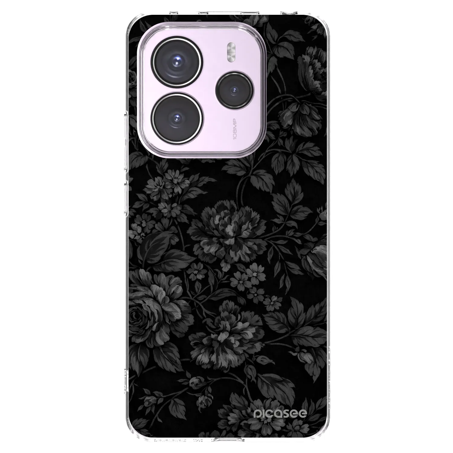 Picasee silikonowe przeźroczyste etui na Xiaomi Redmi Note 14 5G - Dark Romance
