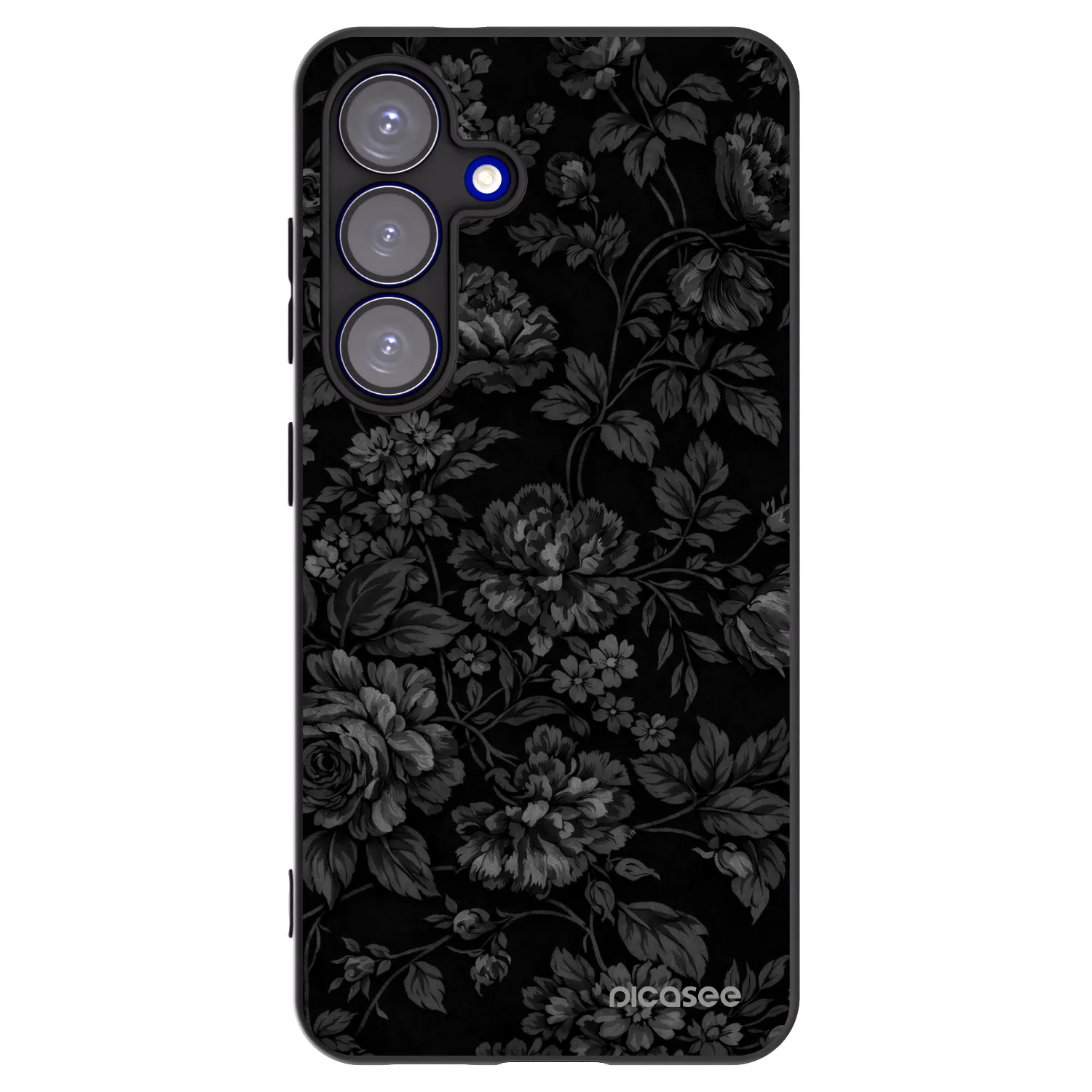 Picasee silikonowe czarne etui na Samsung Galaxy S25 5G - Dark Romance