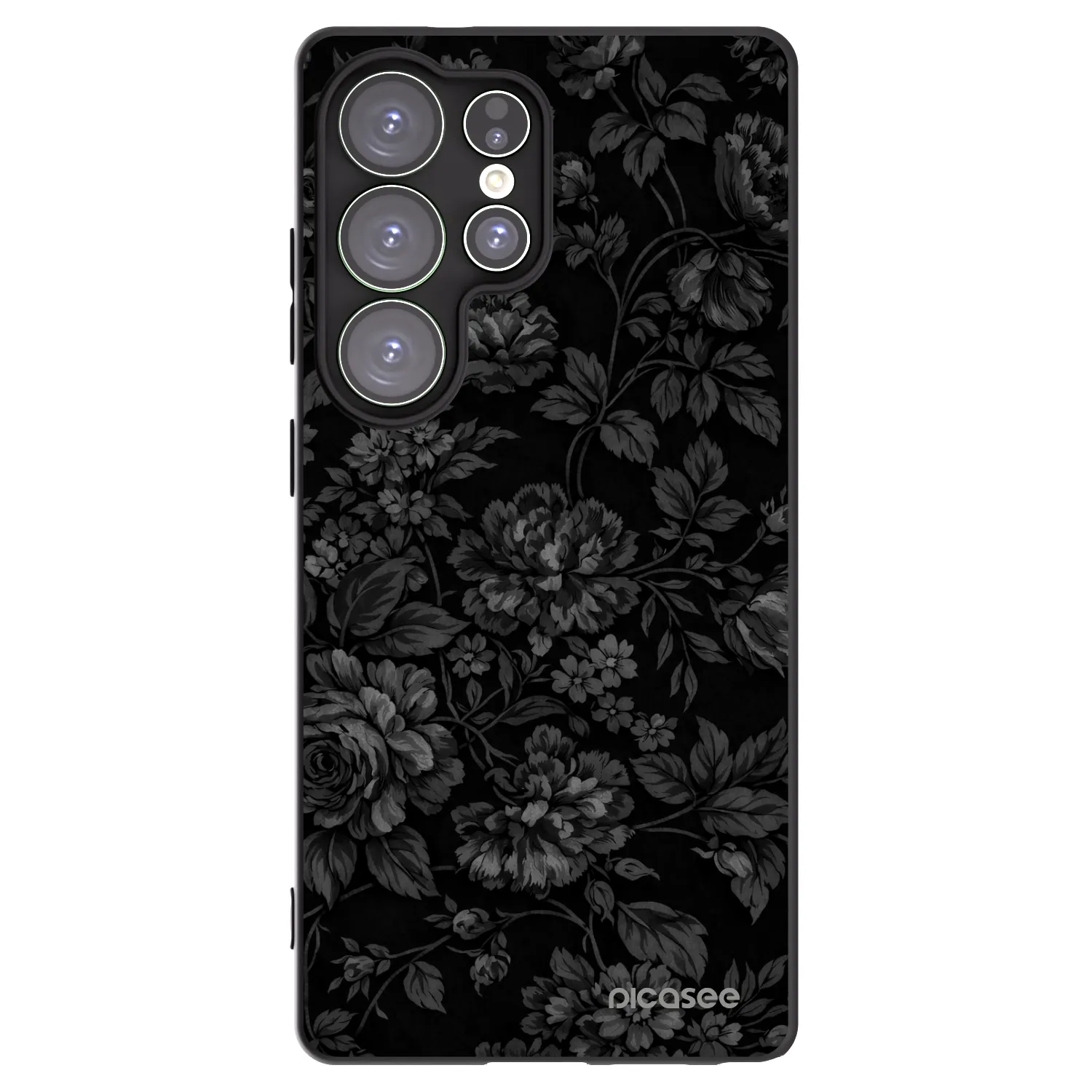Picasee silikonowe czarne etui na Samsung Galaxy S25 Ultra 5G - Dark Romance