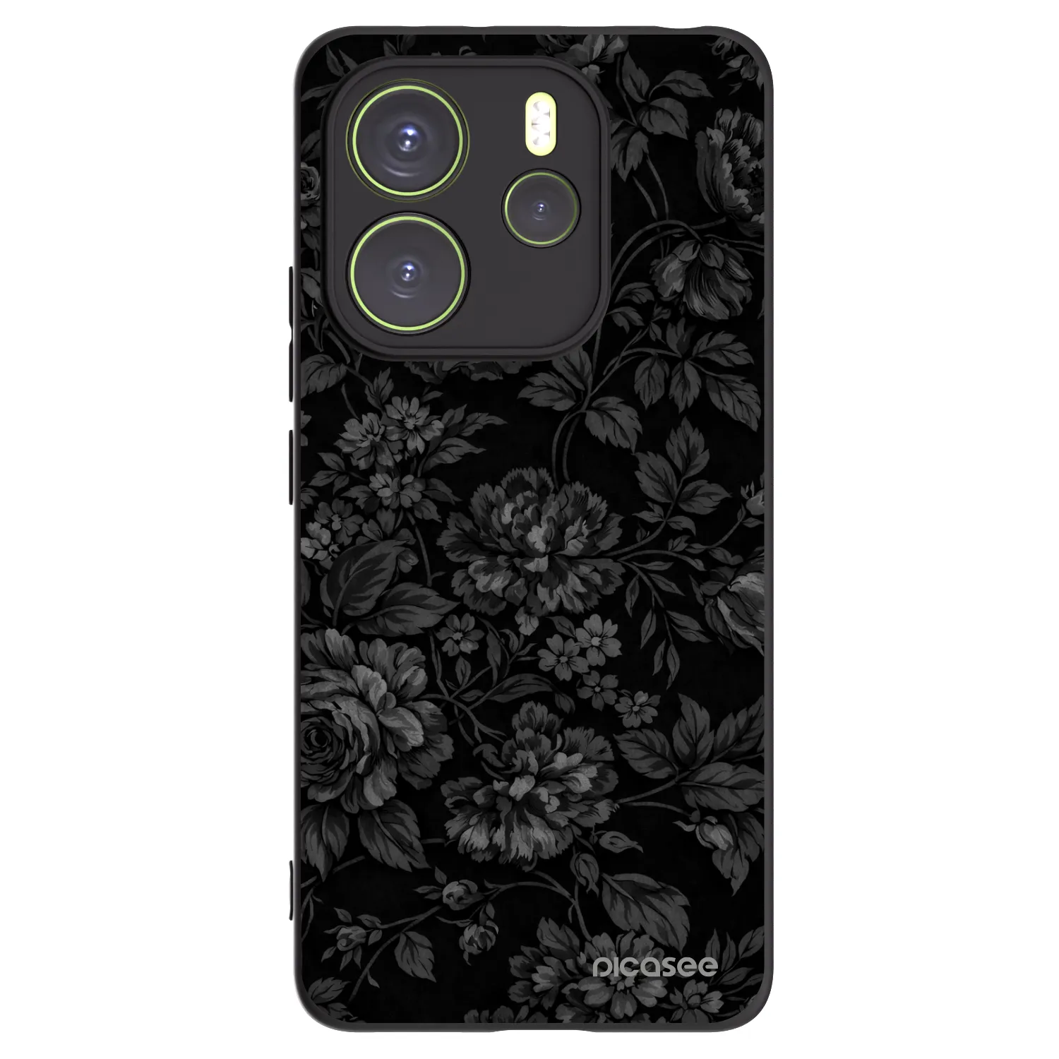 Picasee silikonowe czarne etui na Xiaomi Redmi Note 14 4G - Dark Romance