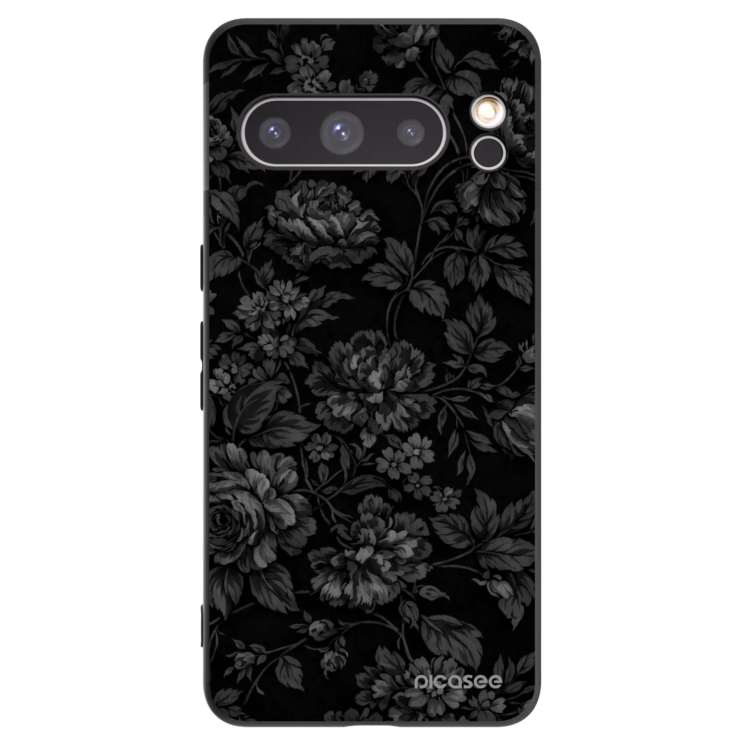 Picasee silikonowe czarne etui na Google Pixel 8 Pro - Dark Romance