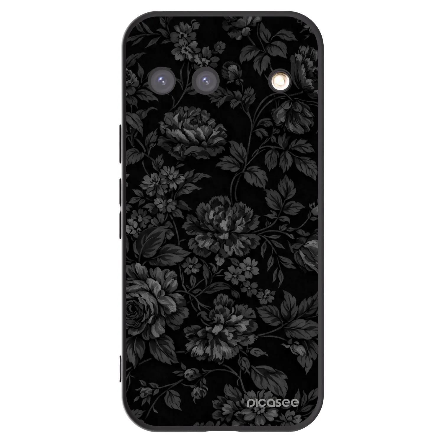 Picasee silikonowe czarne etui na Google Pixel 9 - Dark Romance