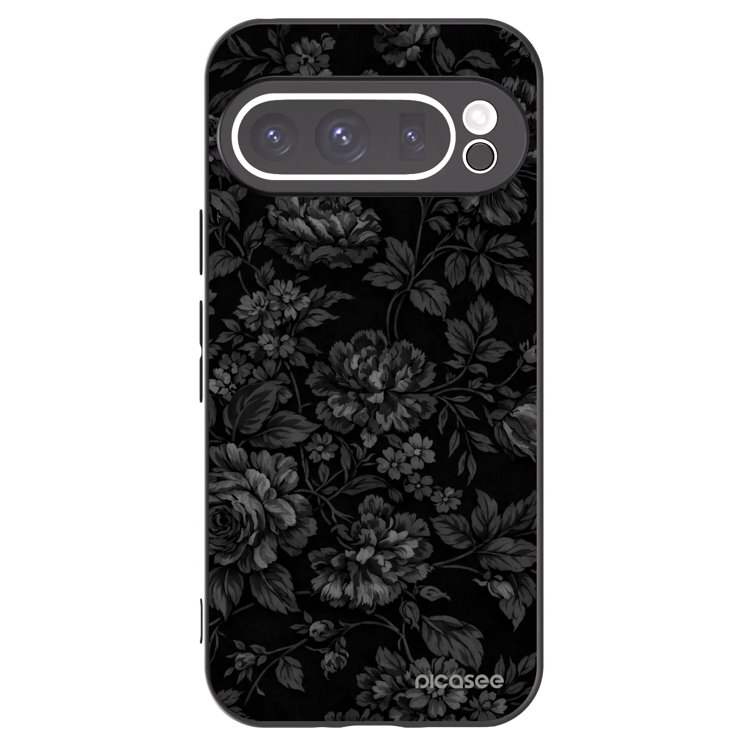 Picasee silikonowe czarne etui na Google Pixel 9 Pro - Dark Romance