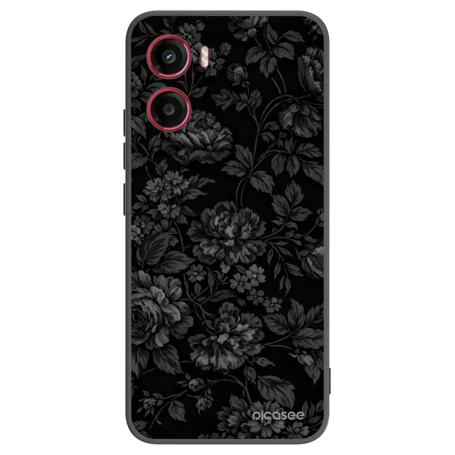 Picasee silikonowe czarne etui na Motorola Moto G05 - Dark Romance