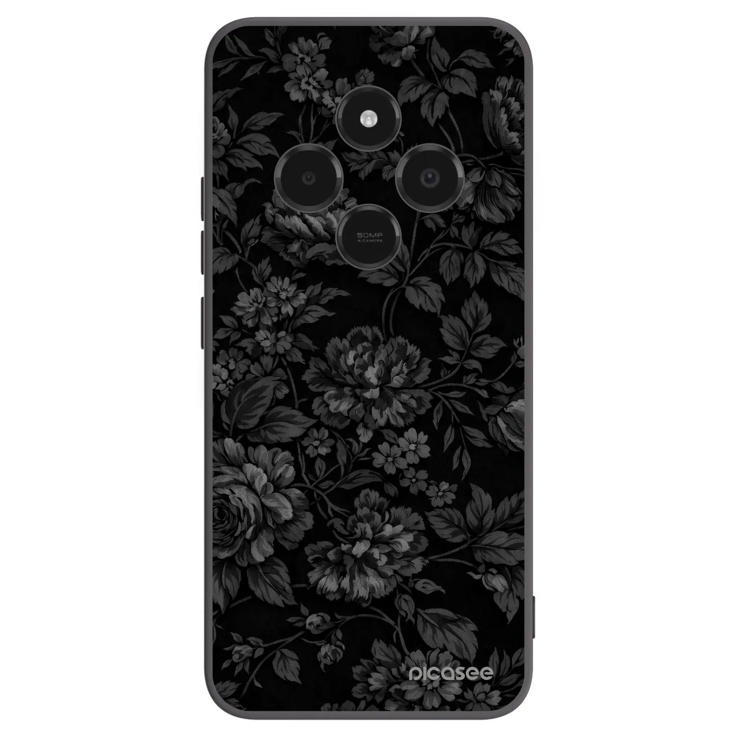 Picasee silikonowe czarne etui na Xiaomi Poco C75 - Dark Romance