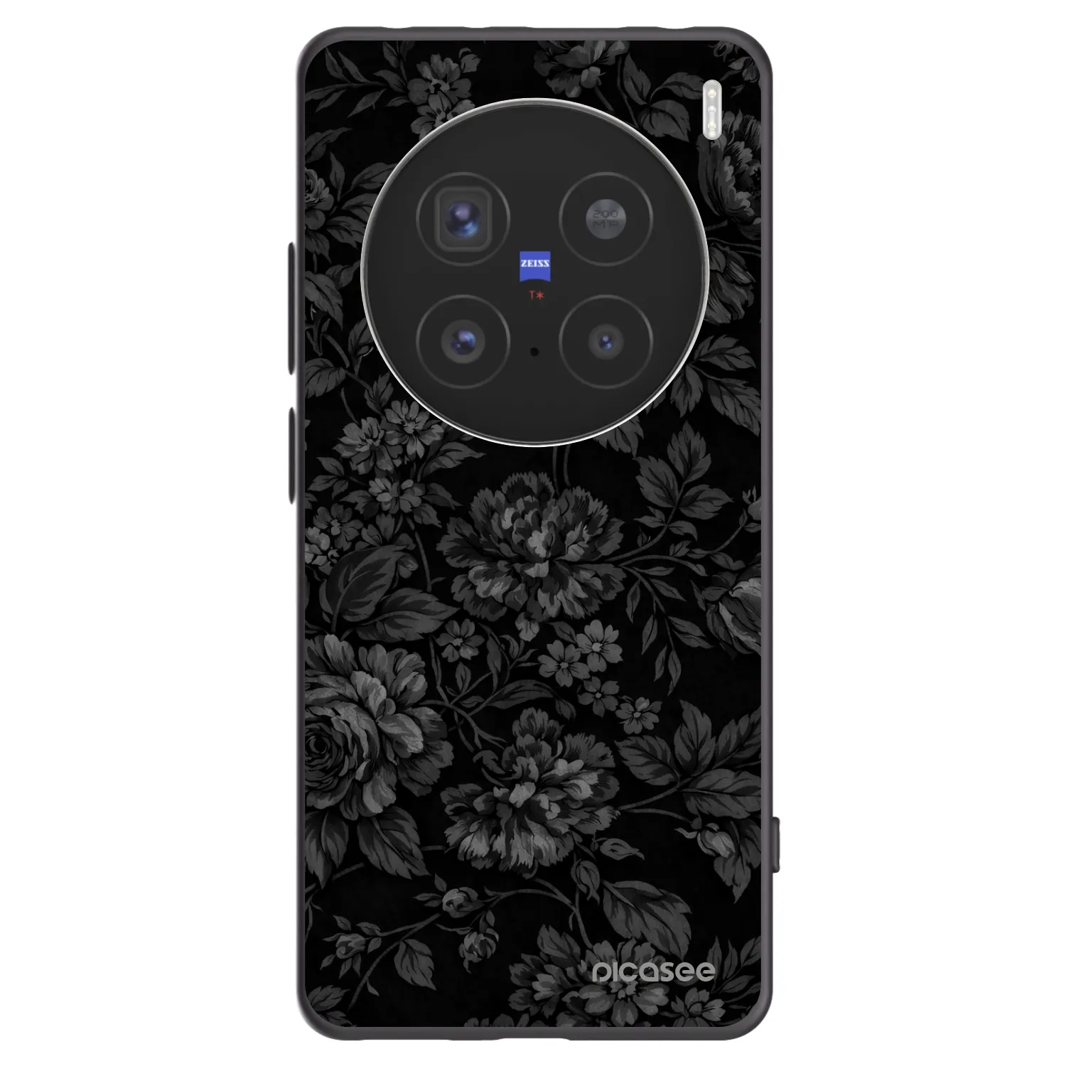 Picasee silikonowe czarne etui na Vivo X200 Pro - Dark Romance
