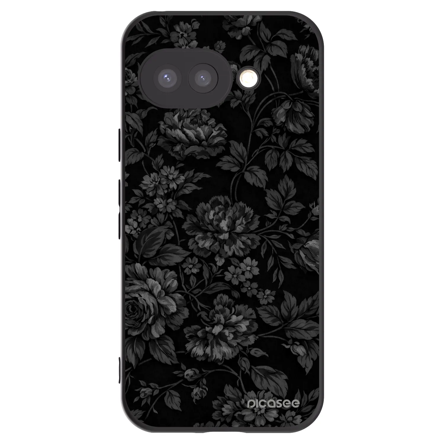 Picasee silikonowe czarne etui na Google Pixel 9a - Dark Romance