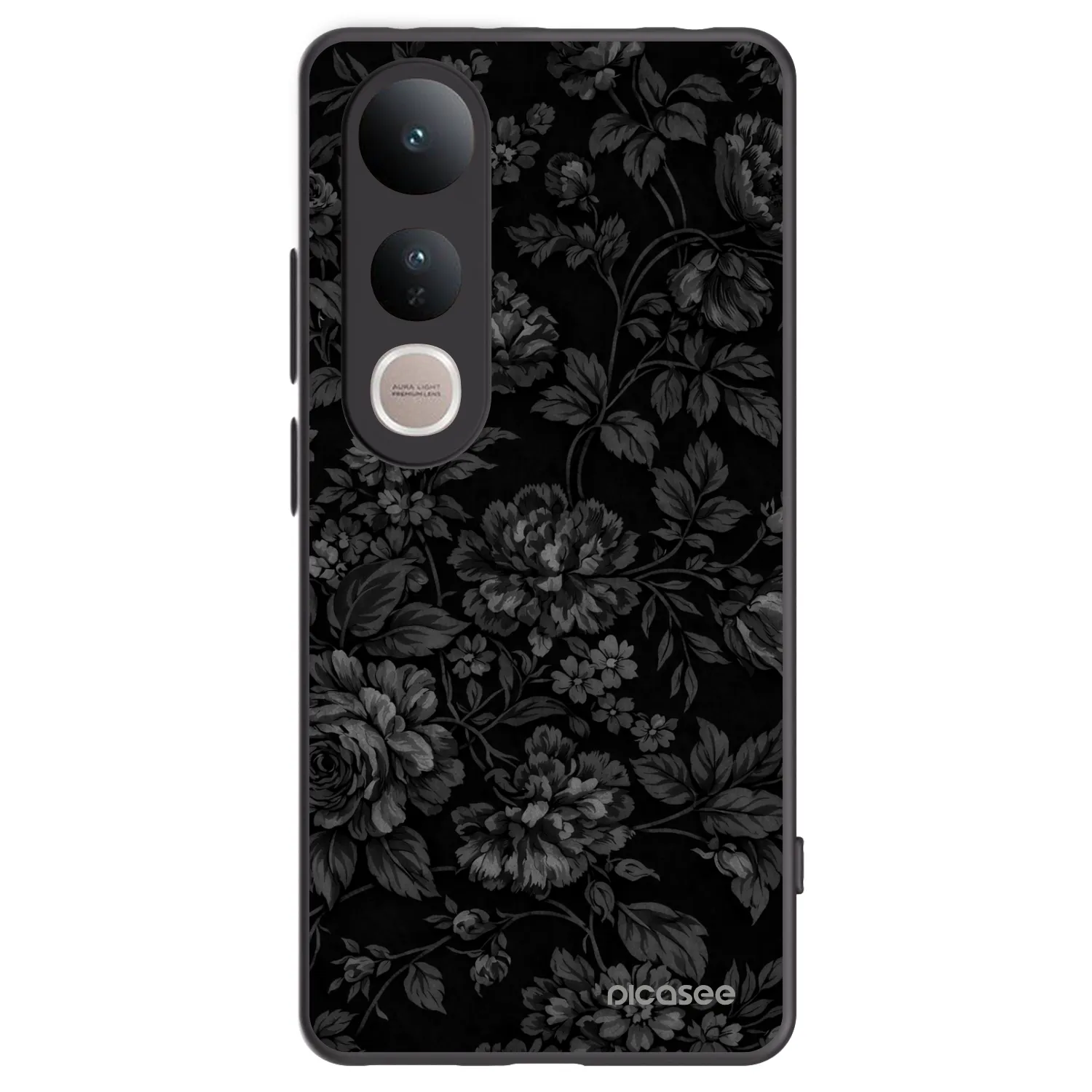 Picasee silikonowe czarne etui na Vivo V50 Lite 5G - Dark Romance