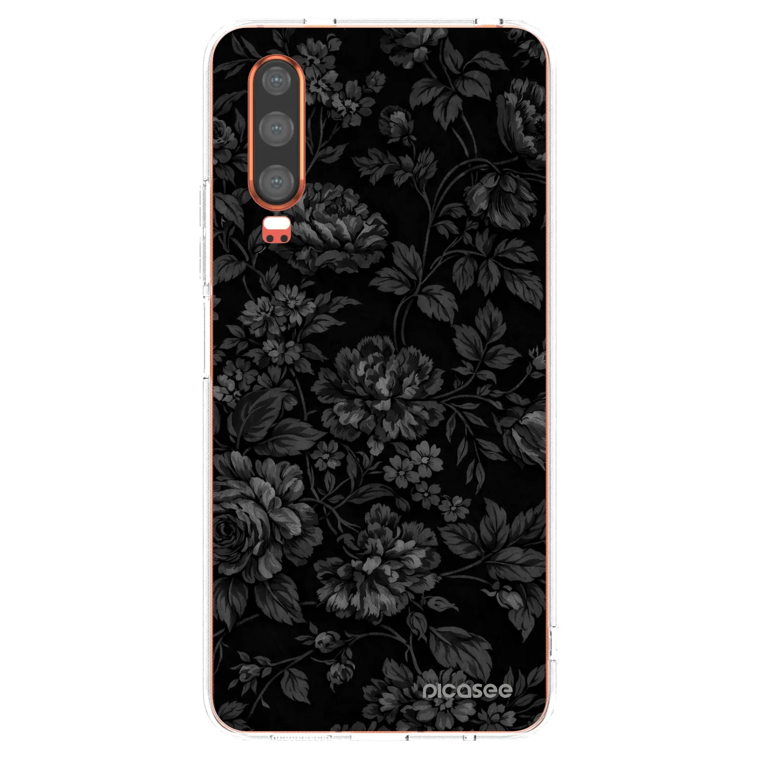 Picasee silikonowe przeźroczyste etui na Huawei P30 - Dark Romance