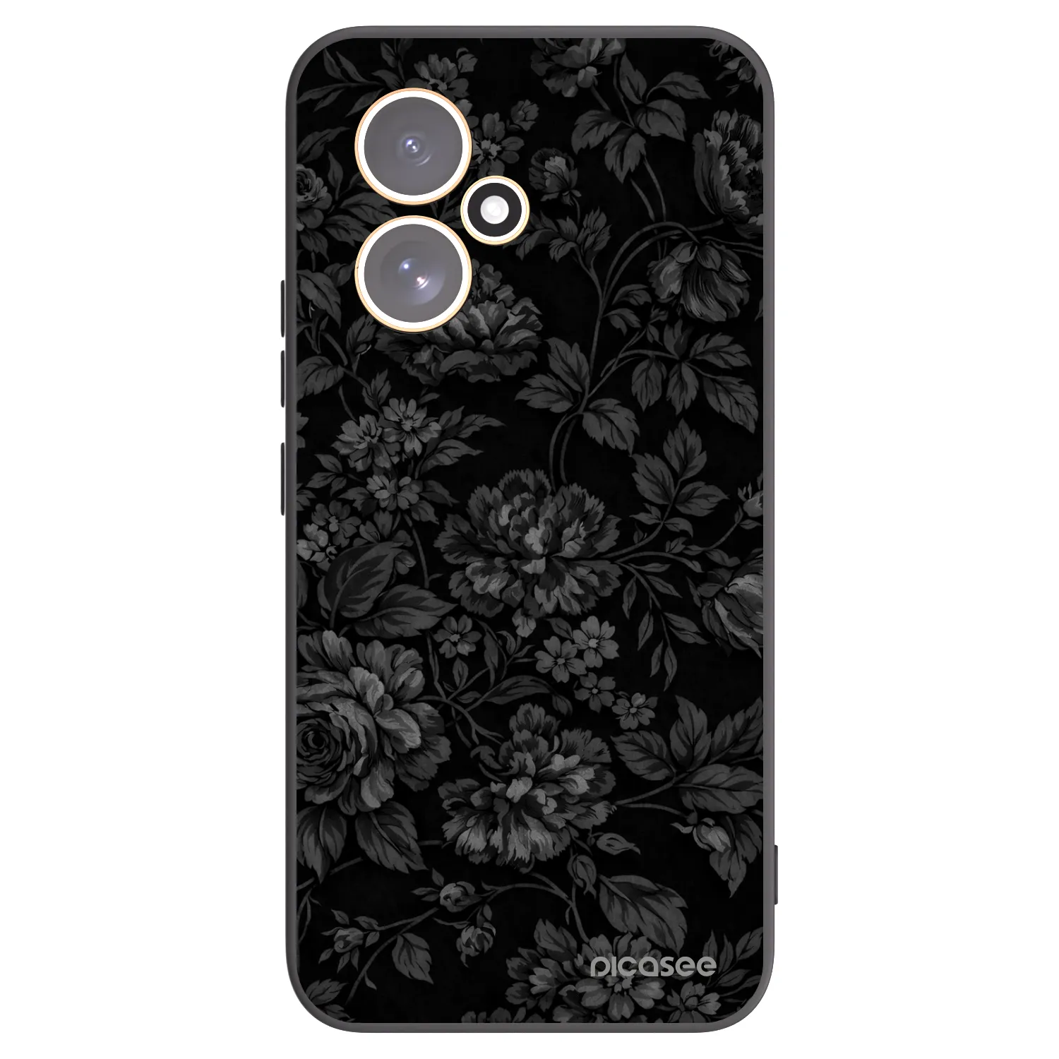 Picasee silikonowe czarne etui na Honor 400 5G - Dark Romance