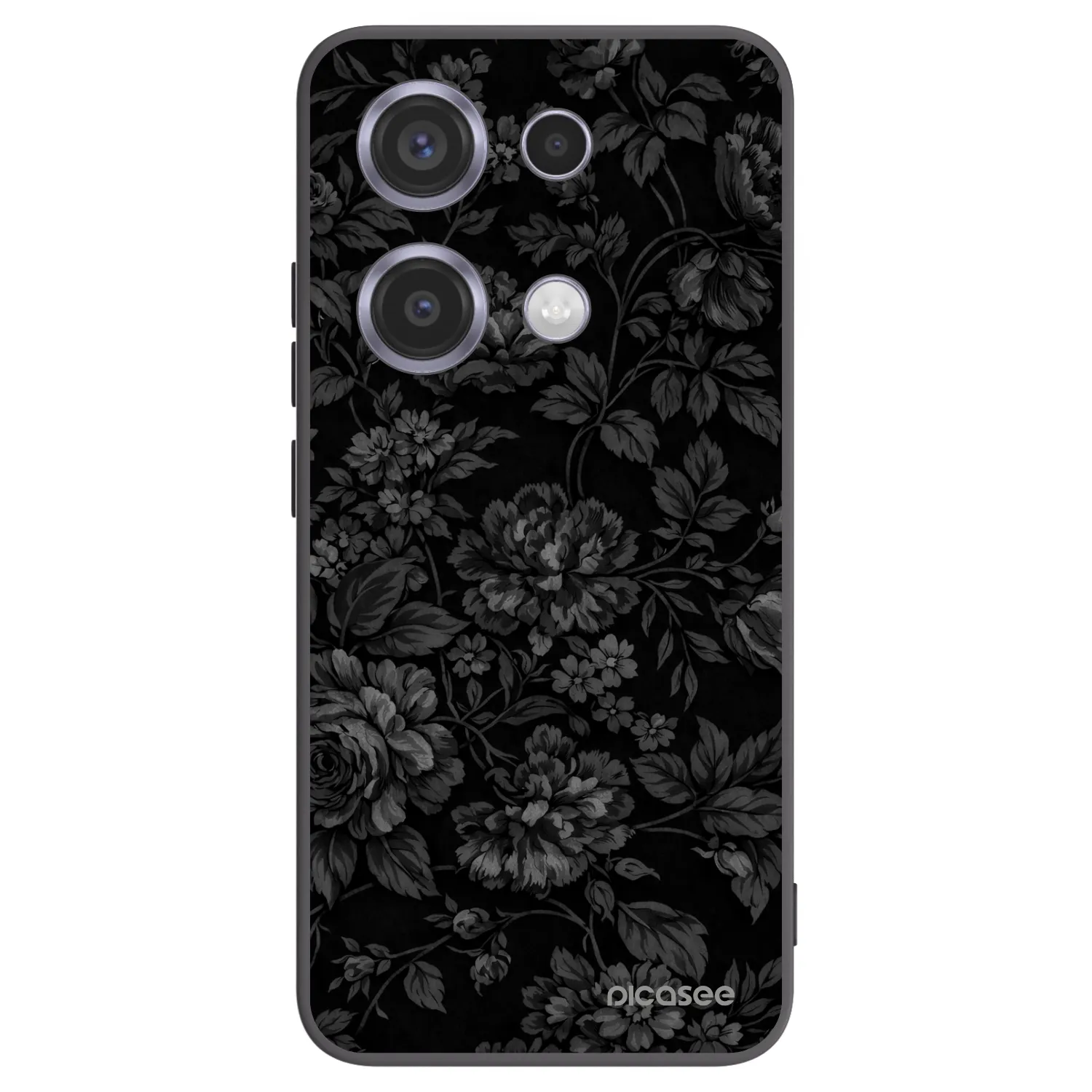 Picasee silikonowe czarne etui na Xiaomi Redmi Note 14S - Dark Romance